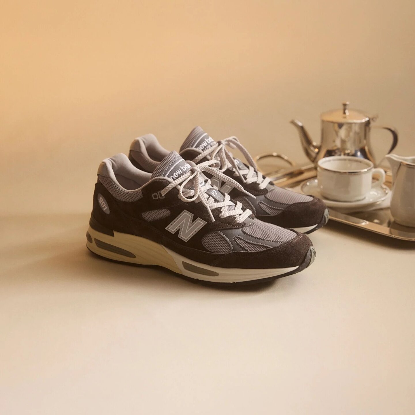 New Balance 991v2 Gri Unisex Günlük Giyim