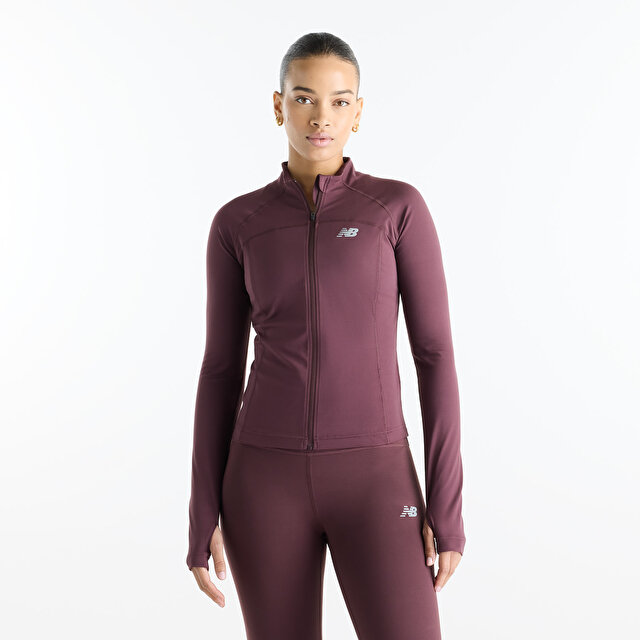 Женская куртка New Balance WJ61X09U Kahverengi для тренировок