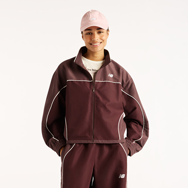 Женская куртка New Balance WJ6279FY Kahverengi Yelek