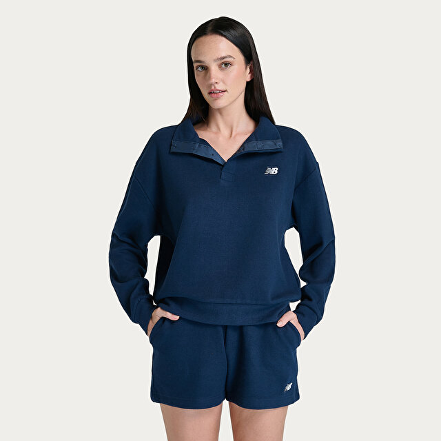 Женский свитшот New Balance WNC3640 на каждый день