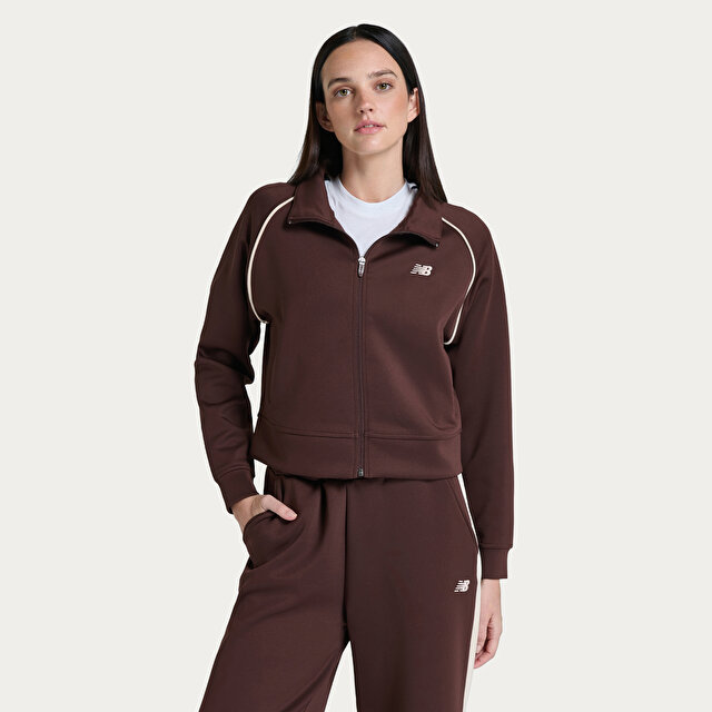 Женский свитшот New Balance WNJ3626 Kahverengi