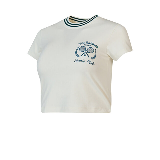 Женская футболка New Balance WNT1608 Krem