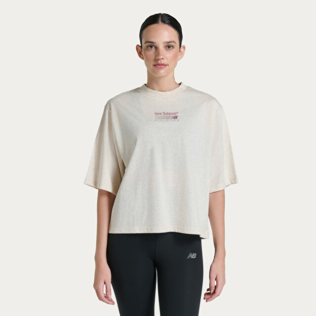 Женская футболка New Balance WNT3651 Melanj на каждый день