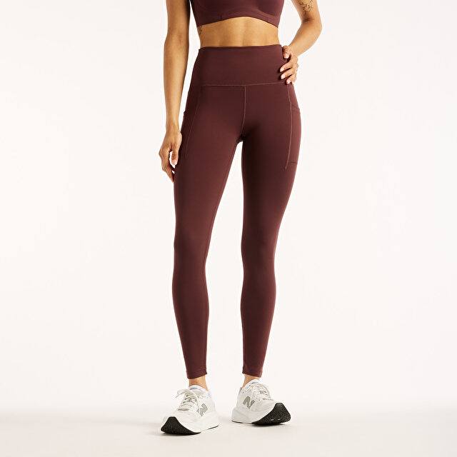 Женские тайтсы New Balance WP51275 Kahverengi Tayt для тренировок