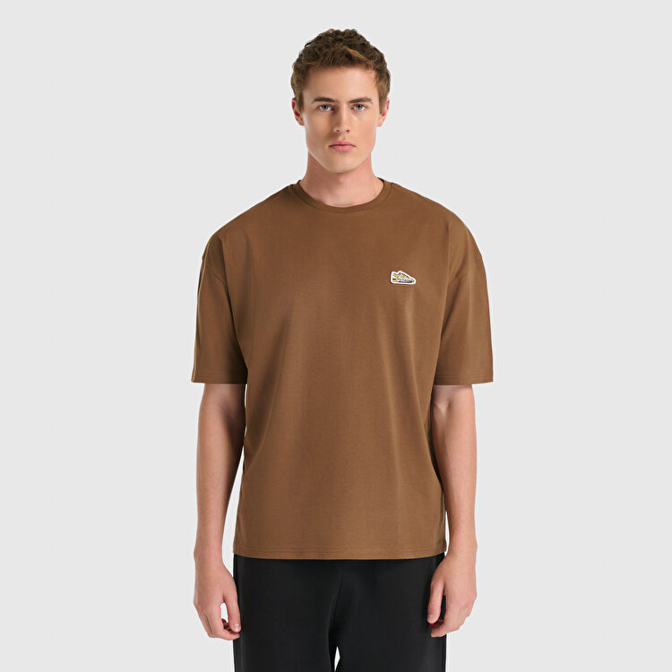 New Balance MNT3518 Kahverengi Erkek Tişört - Newbalance