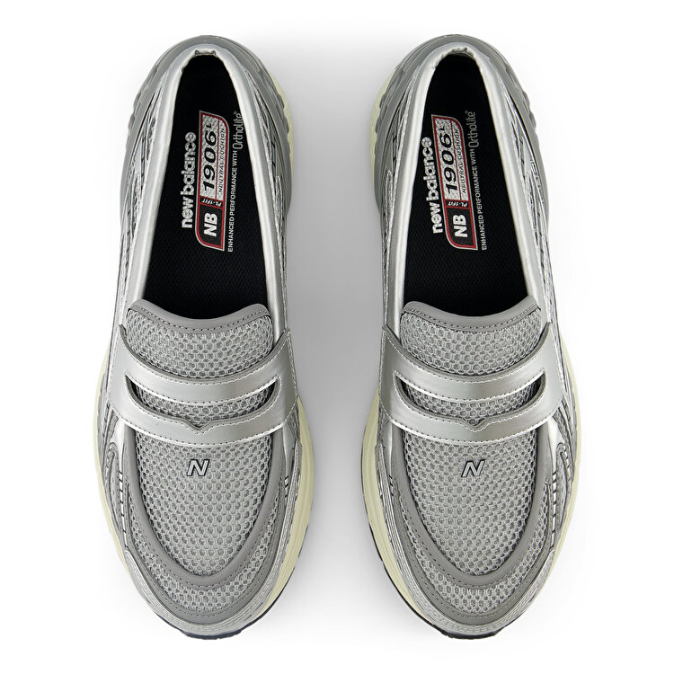 靴 New Balance 1906R Loafer Grey New Balance 1906 Gri Unisex Günlük Giyim
