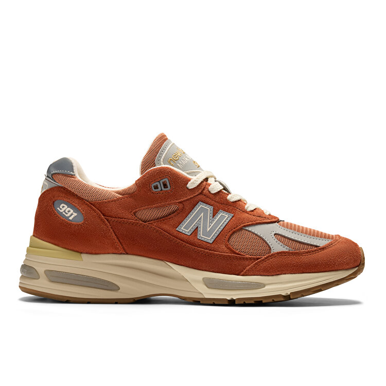ぱん New Balance 991v2 Turuncu Unisex Günlük Giyim - Newbalance