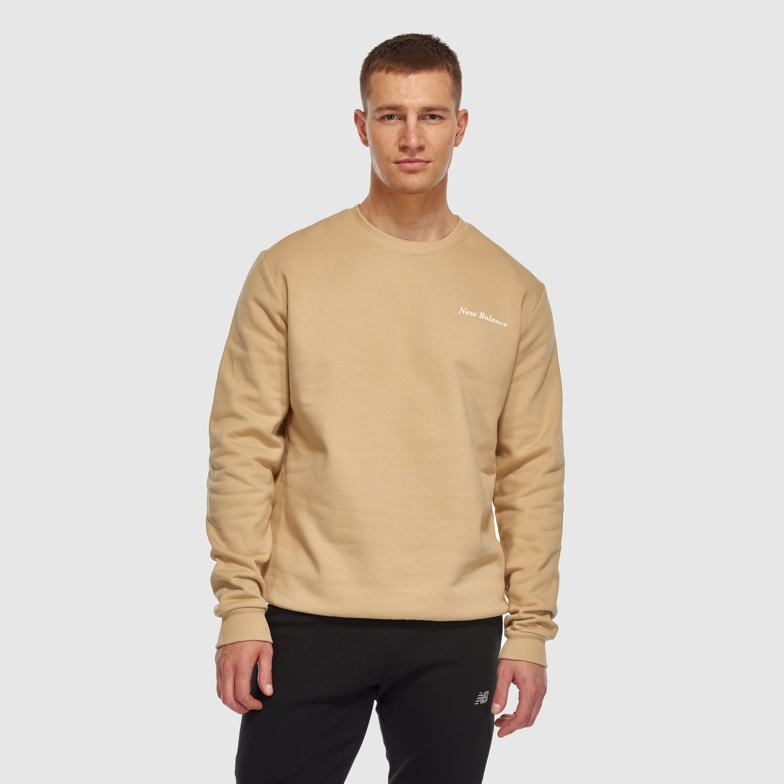 New Balance MNC3328 Bej Erkek Sweatshirt