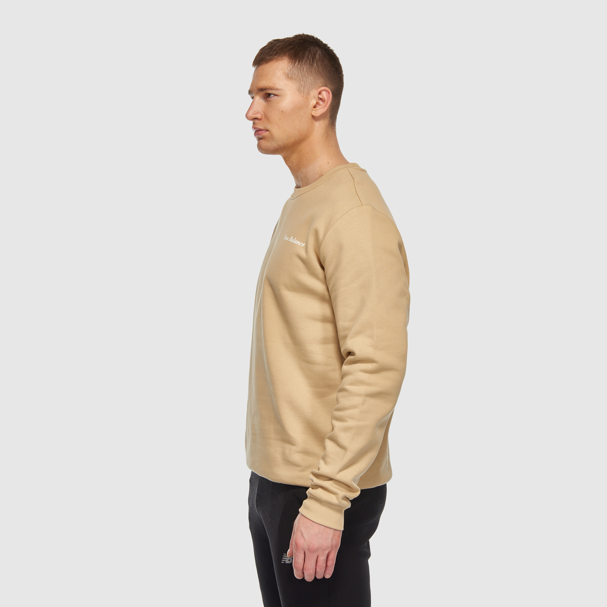 New Balance MNC3328 Bej Erkek Sweatshirt görsel 2