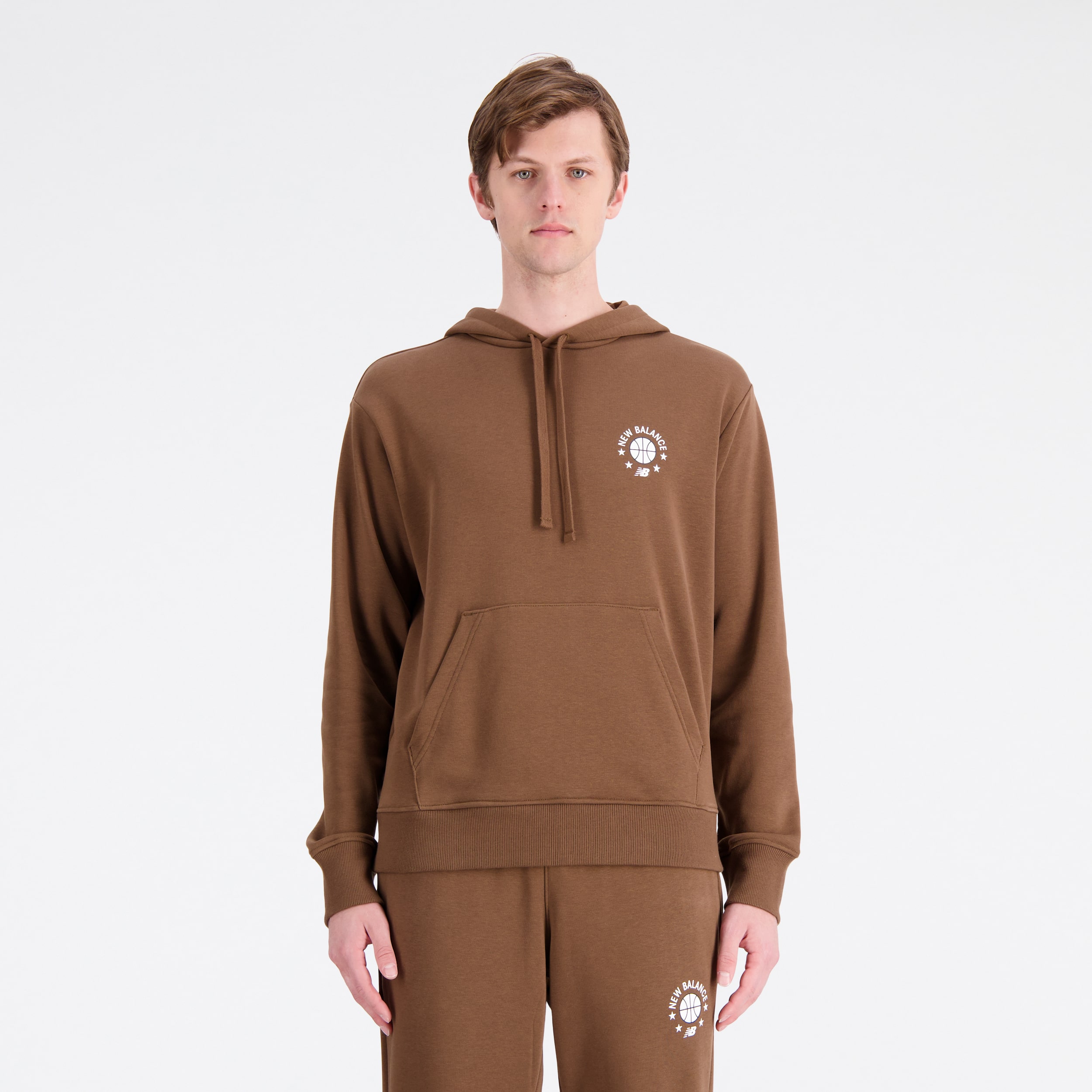 New Balance MNH1411 Kahverengi Erkek Sweatshirt görsel 2