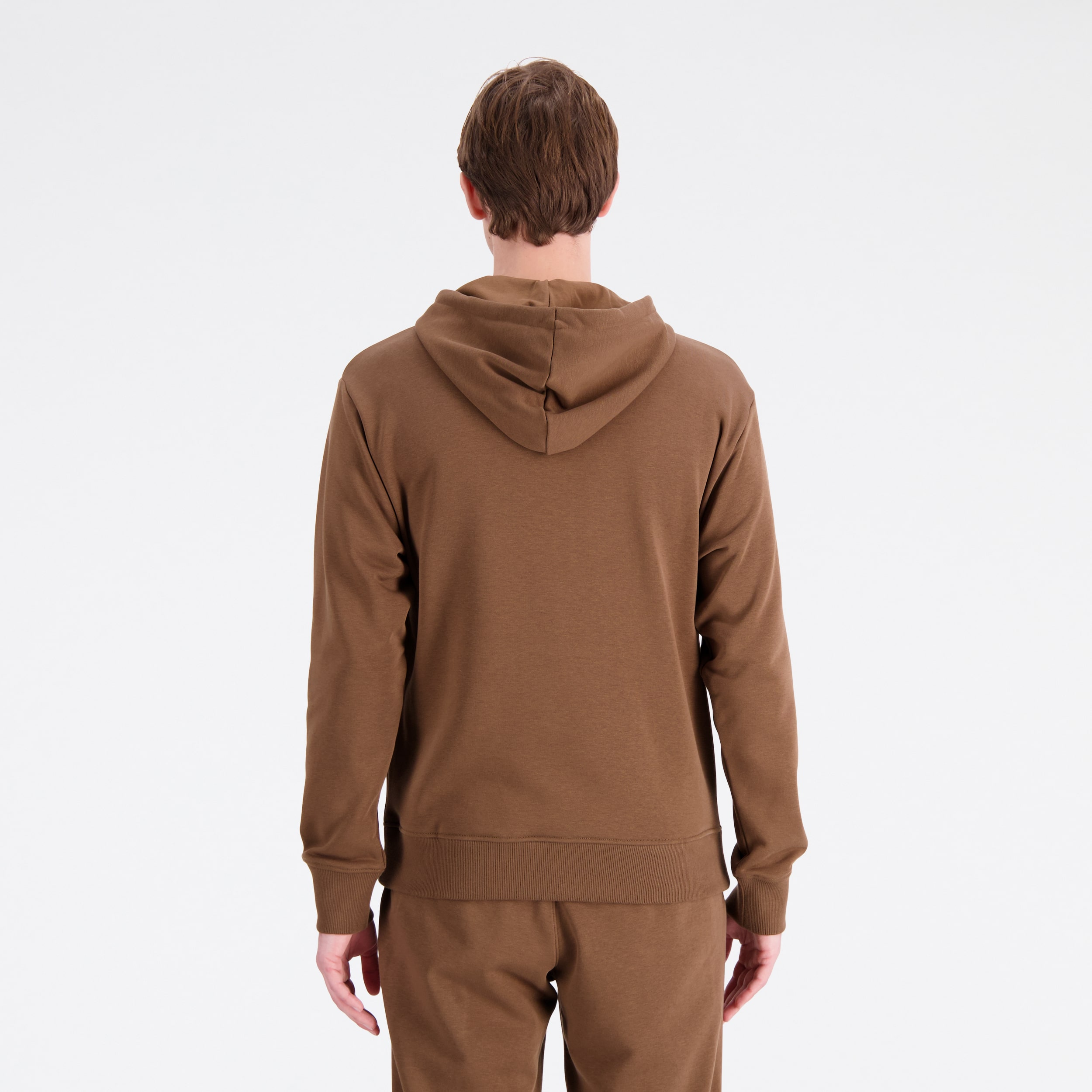 New Balance MNH1411 Kahverengi Erkek Sweatshirt görsel 4