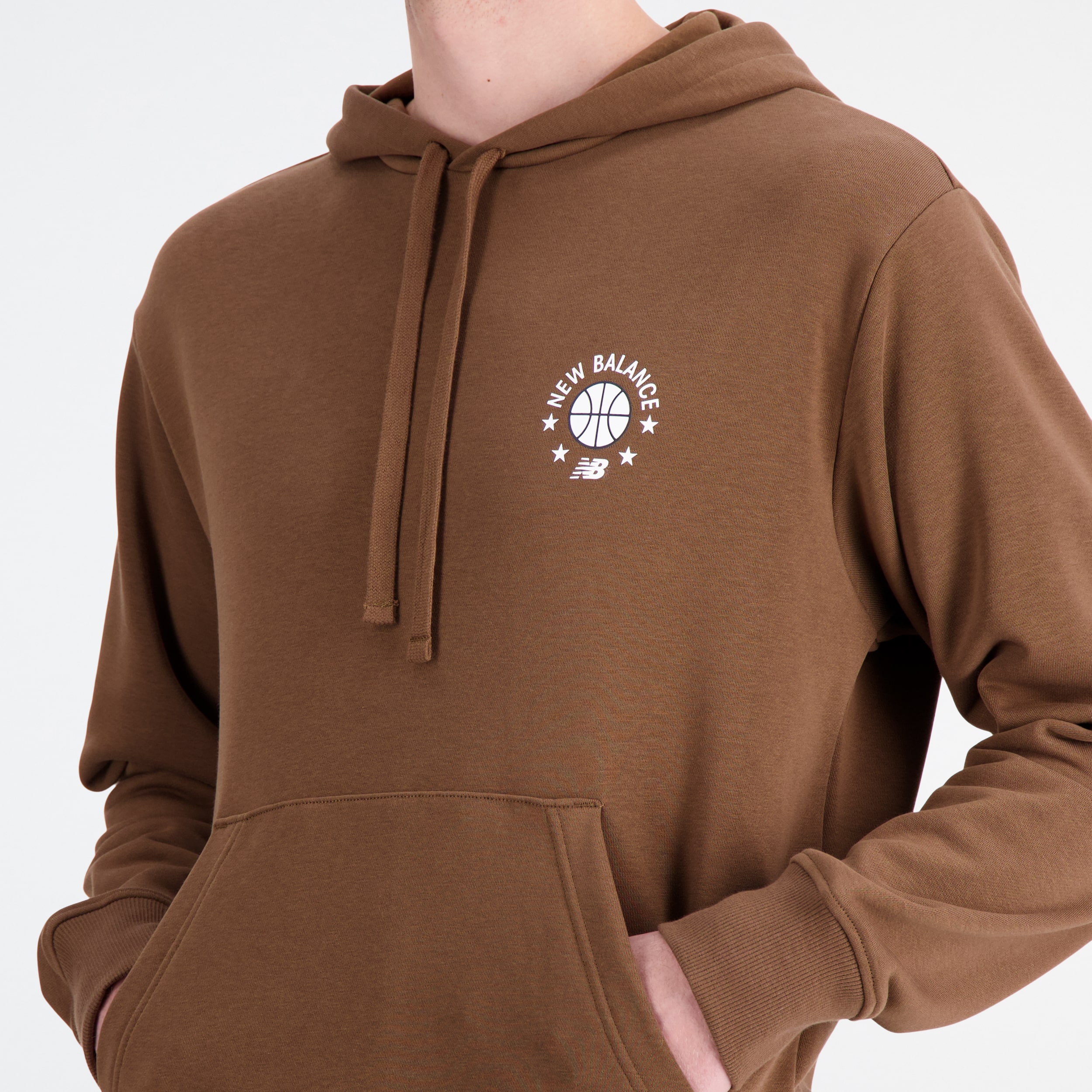 New Balance MNH1411 Kahverengi Erkek Sweatshirt görsel 5