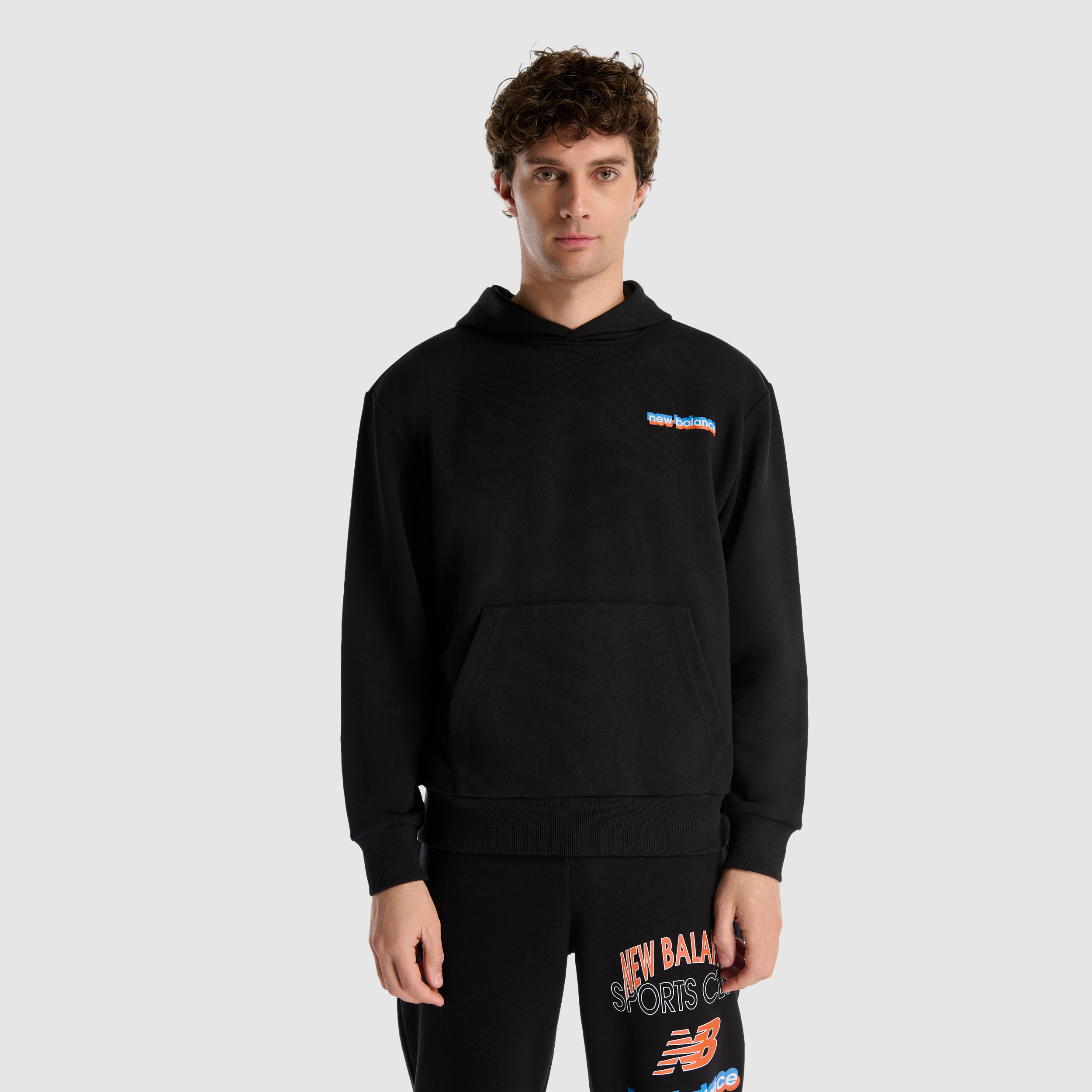 New Balance MNH1533 Siyah Erkek Sweatshirt görsel 2