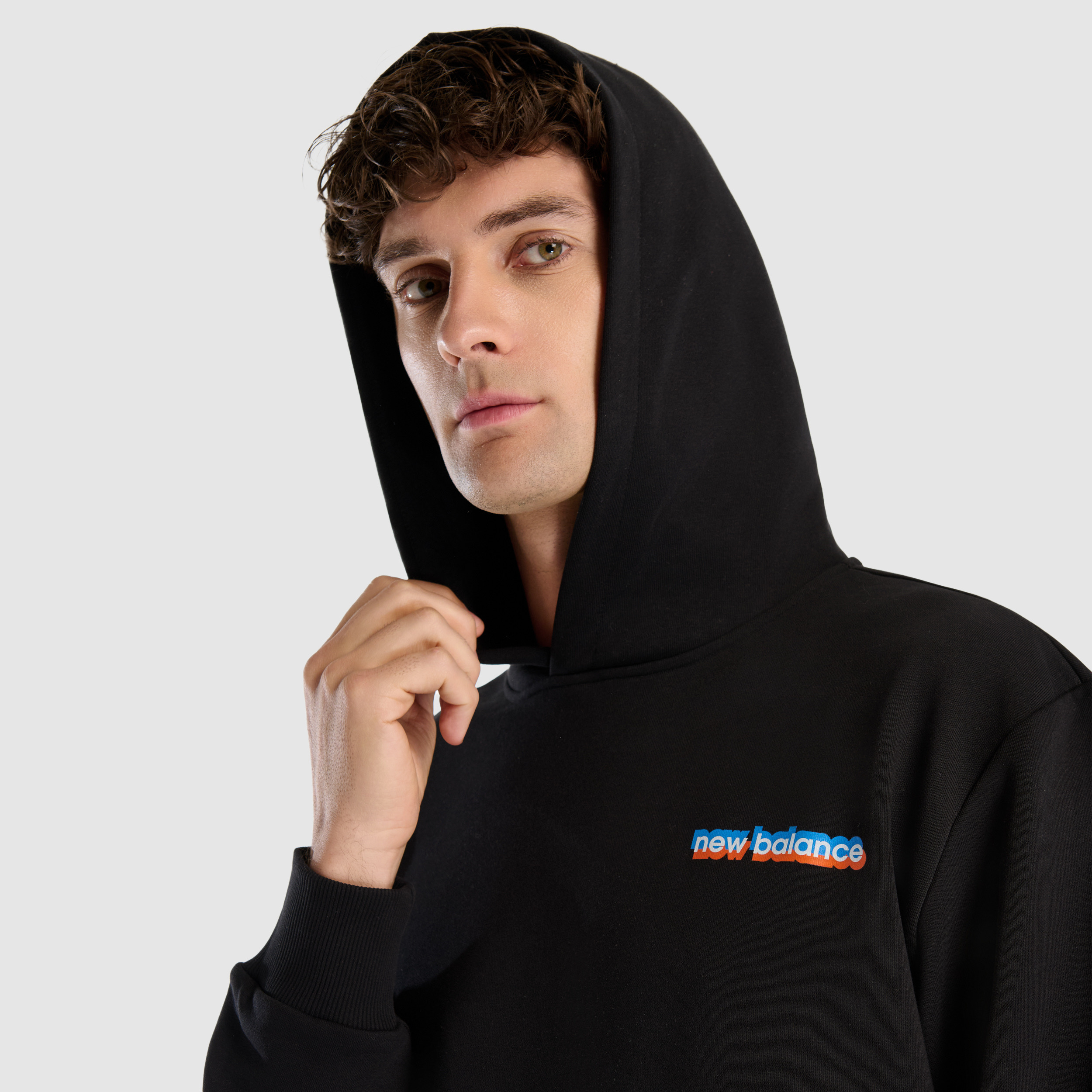New Balance MNH1533 Siyah Erkek Sweatshirt görsel 5