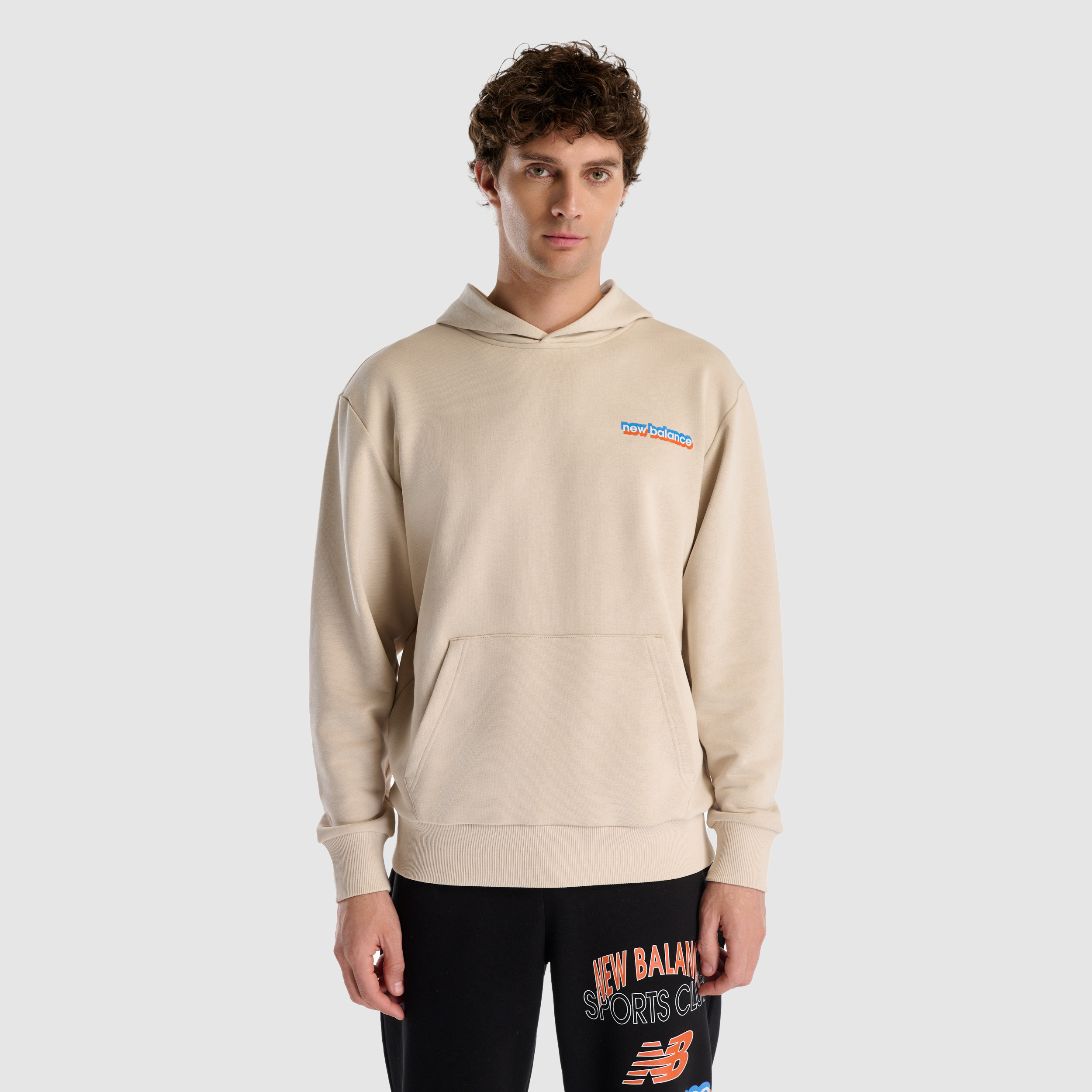 New Balance MNH1533 Bej Erkek Sweatshirt görsel 2