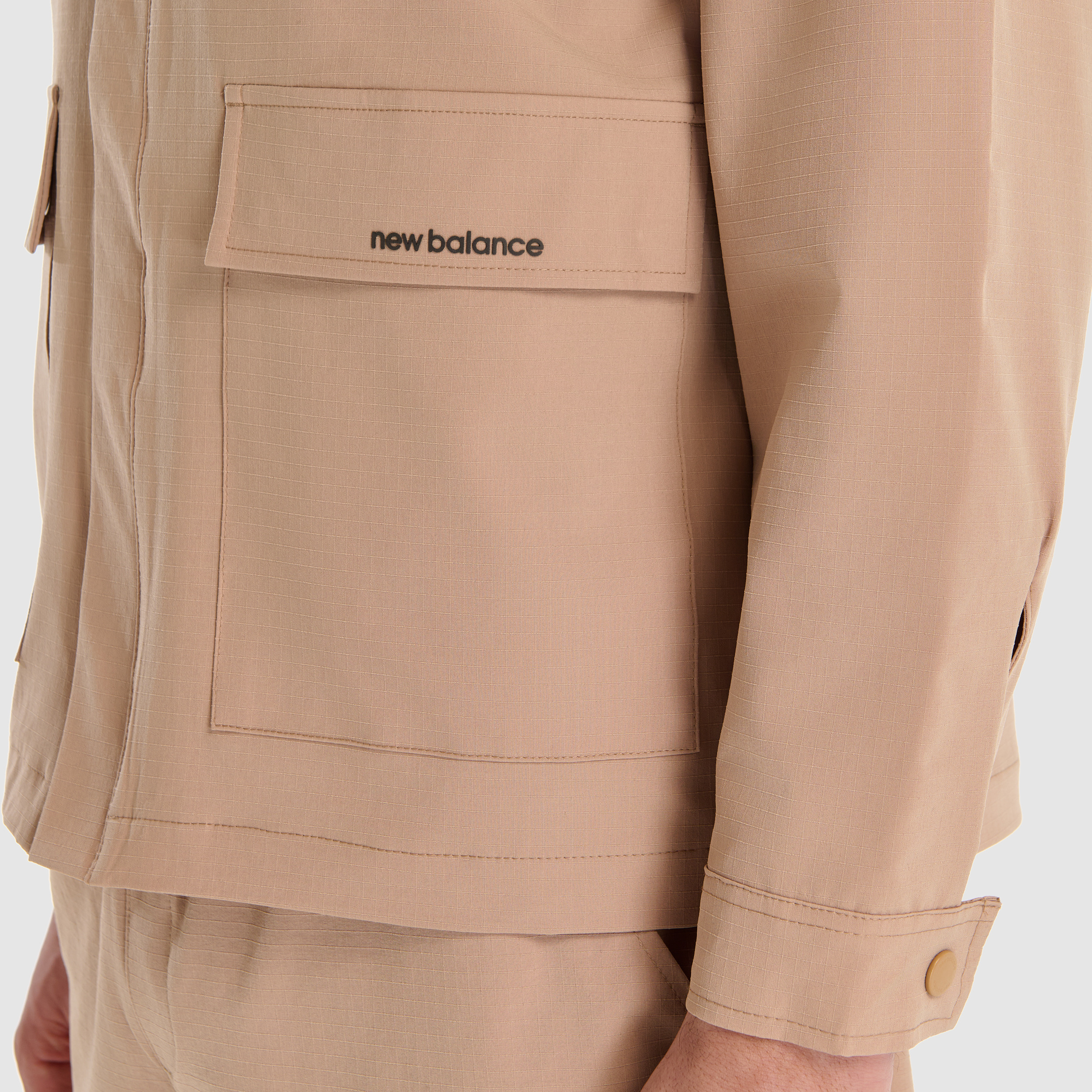 New Balance MNJ1530 Bej Erkek Mont & Yelek görsel 5