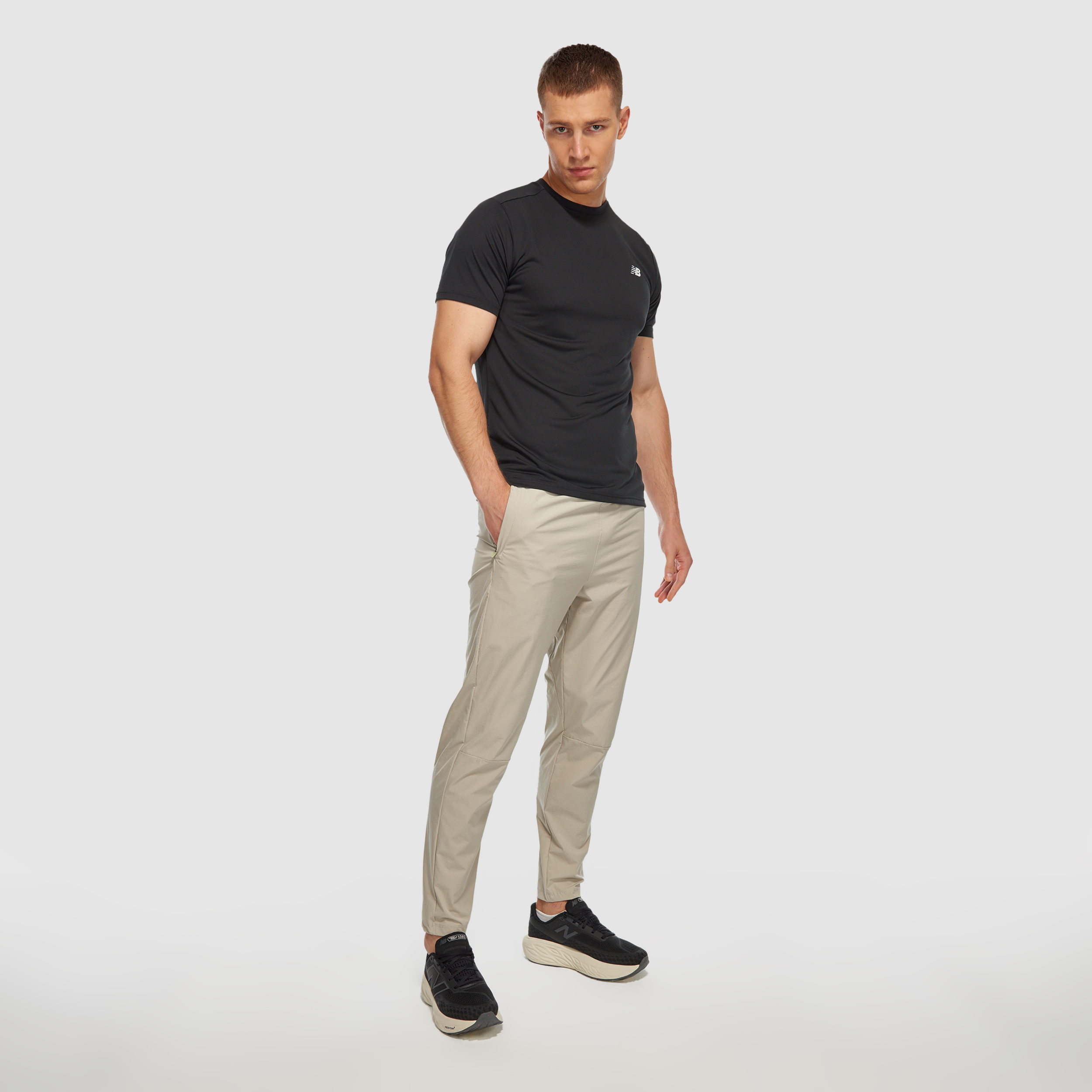 New Balance MNP3426 Bej Erkek Eşofman Altı görsel 6