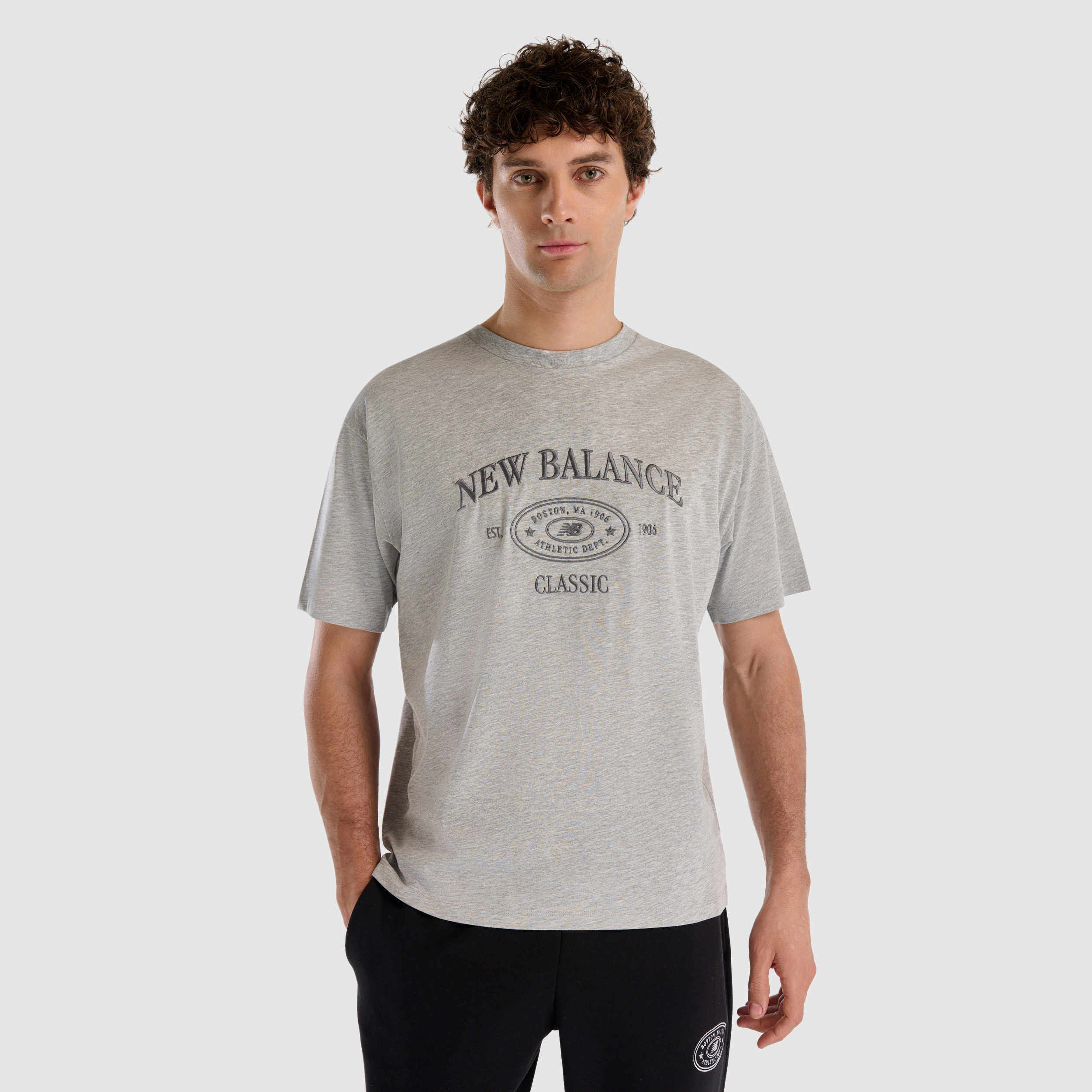 New Balance MNT1508 Gri Erkek Tişört