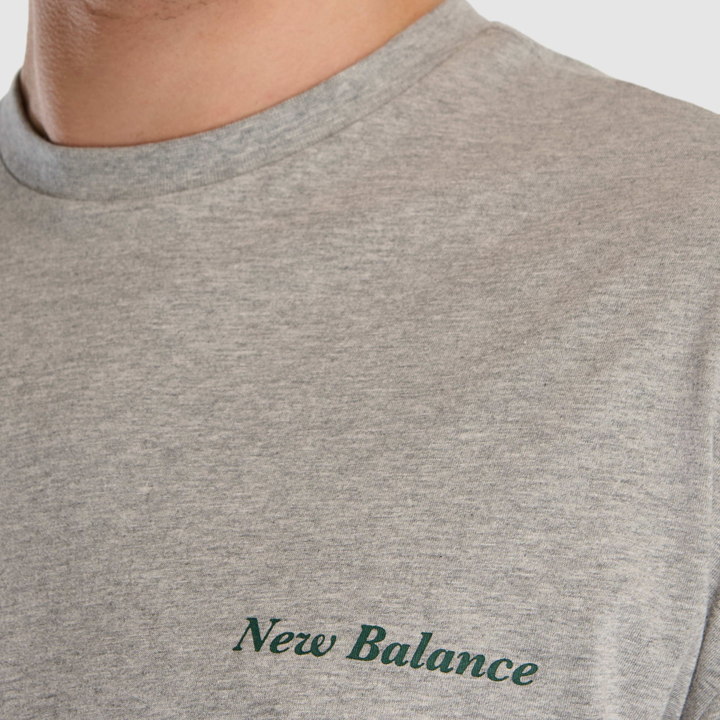 New Balance MNT1528 Gri Erkek Tişört görsel 6