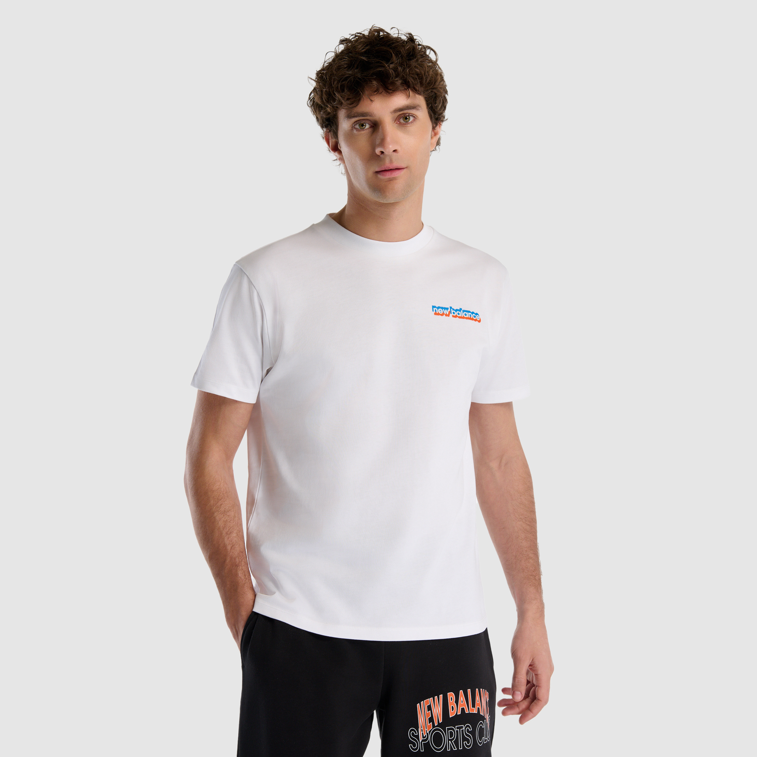 New Balance MNT1533 Beyaz Erkek Tişört