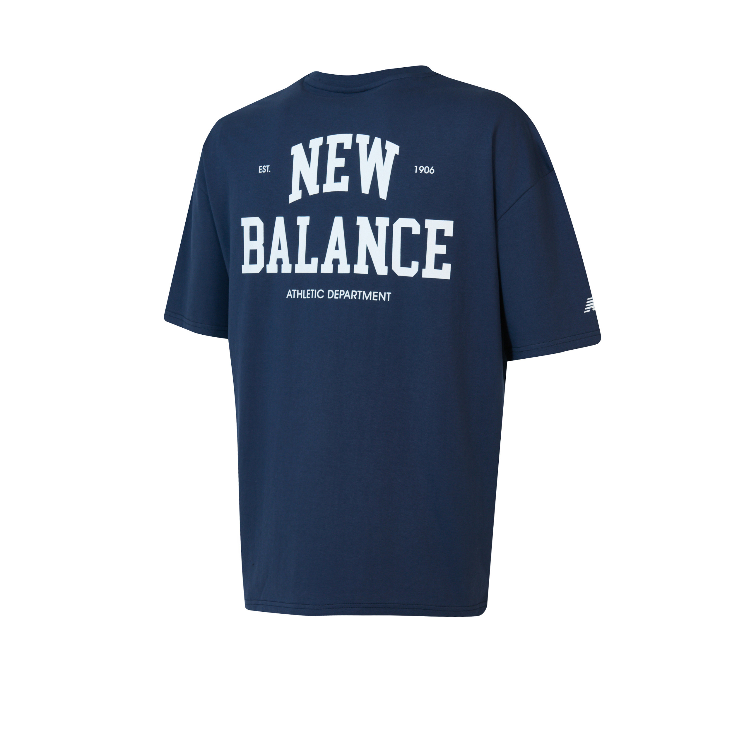 New Balance MNT1602 Lacivert Erkek Tişört görsel 2
