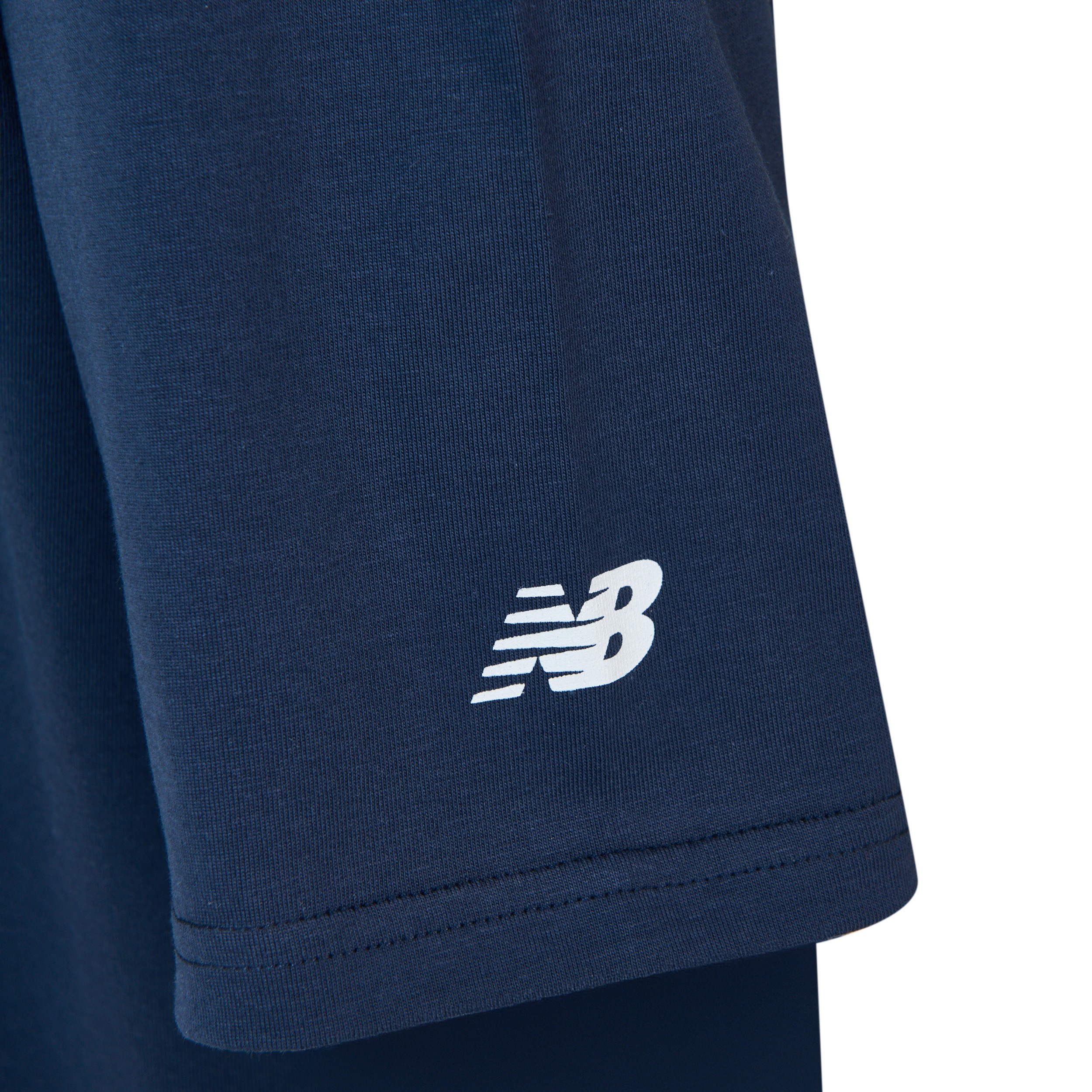 New Balance MNT1602 Lacivert Erkek Tişört görsel 3