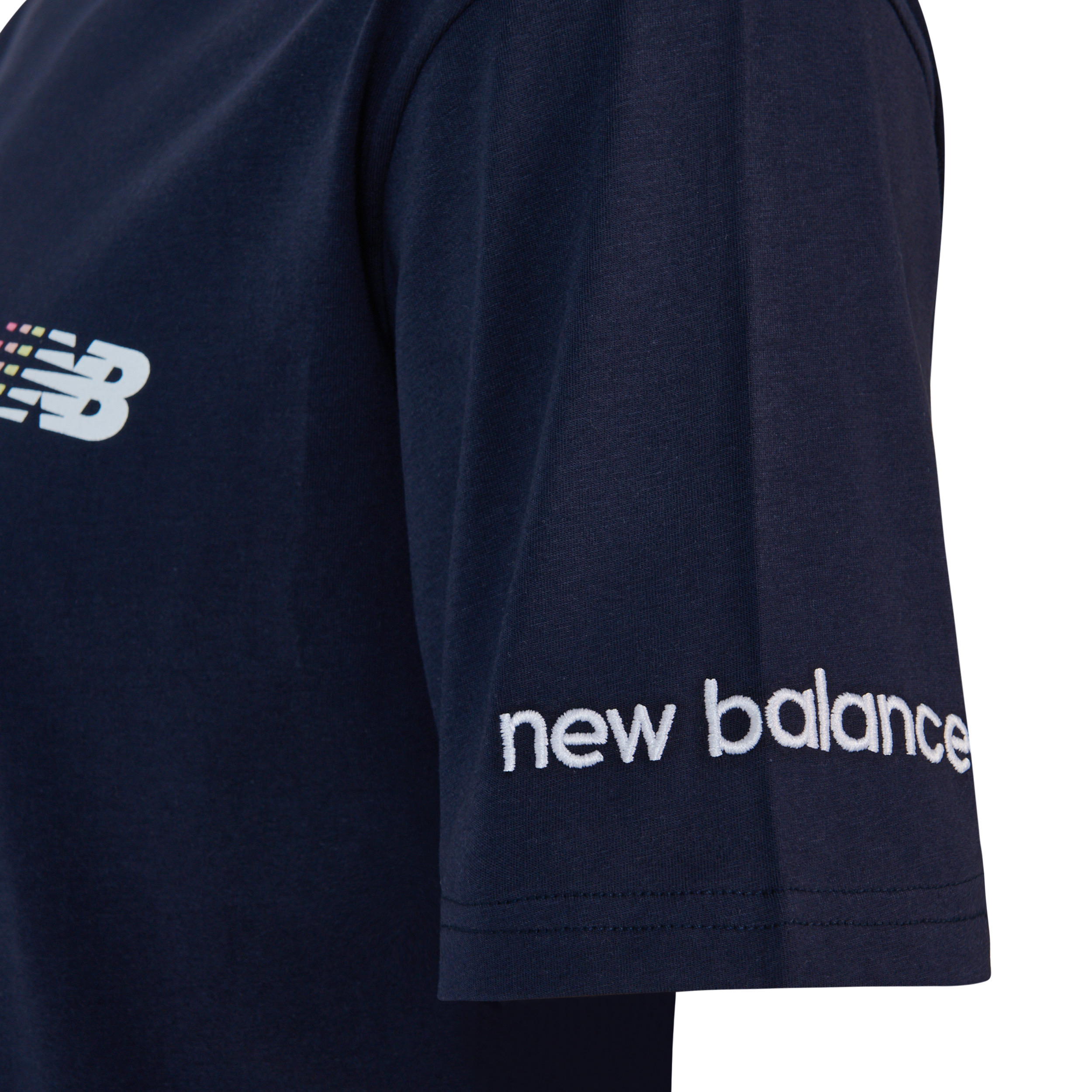 New Balance MNT1644 Lacivert Erkek Tişört görsel 3