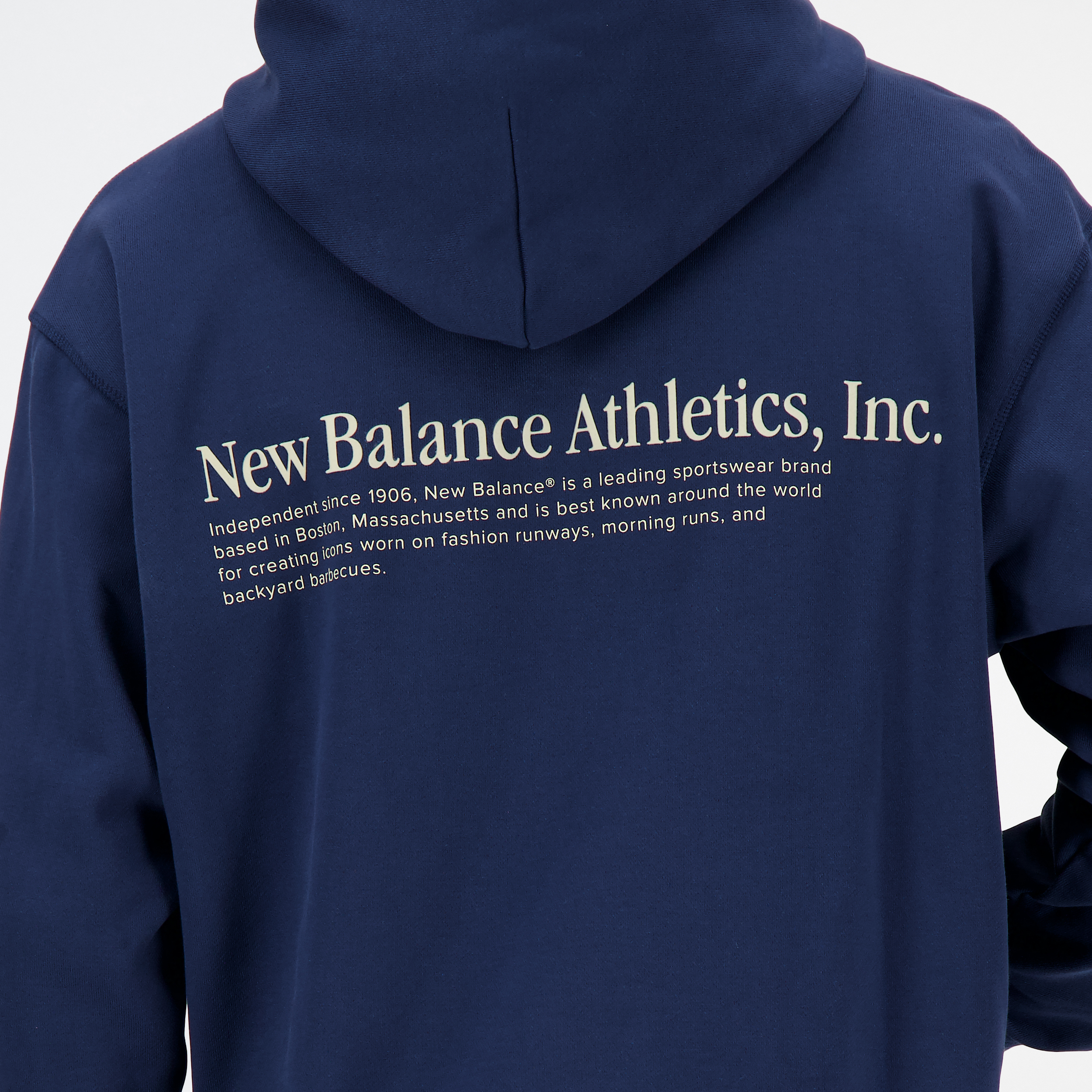 New Balance MT41539 Lacivert Erkek Sweatshirt görsel 4