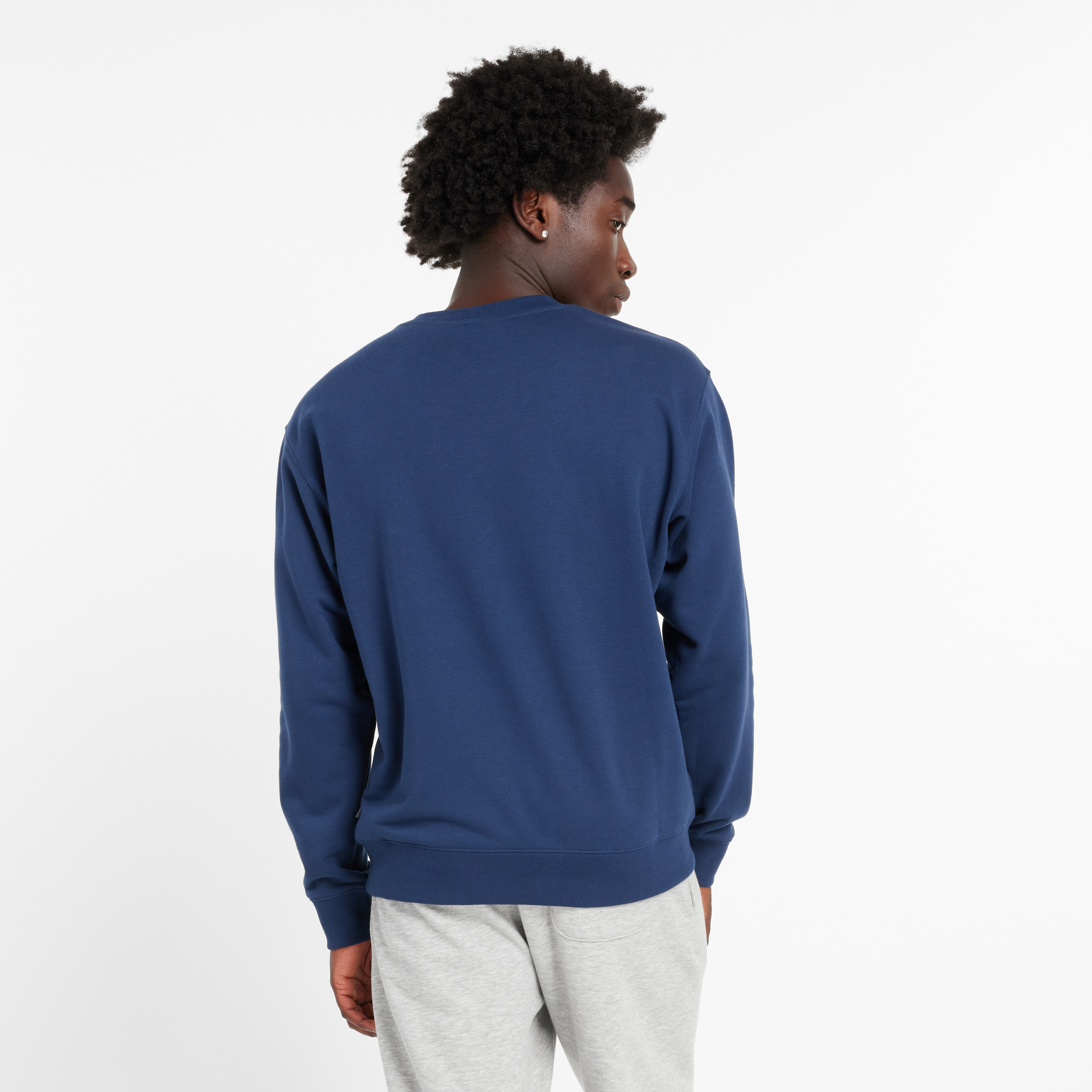 New Balance MT43507 Lacivert Erkek Sweatshirt görsel 3