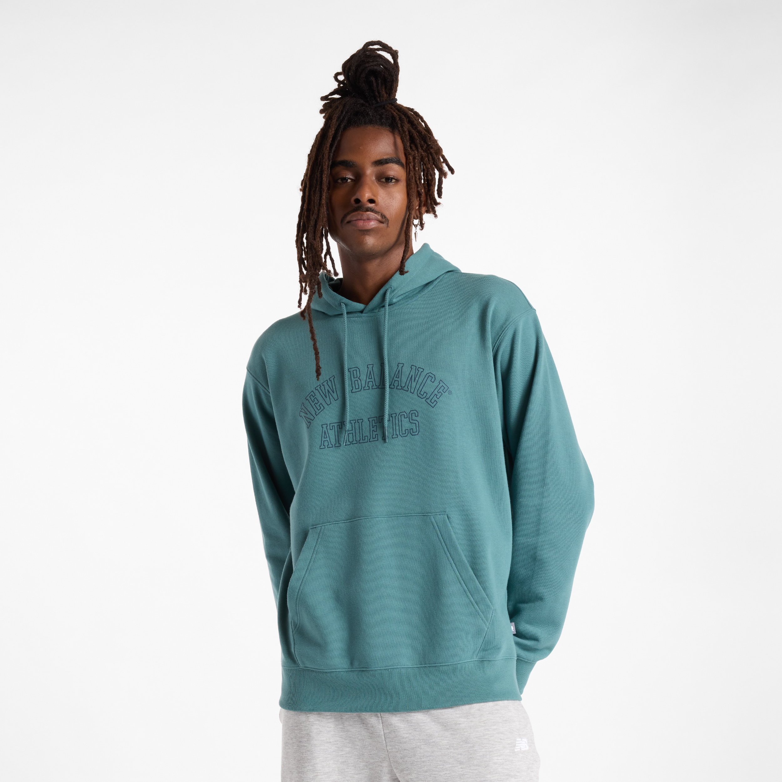 New Balance MT43509 Yeşil Erkek Sweatshirt