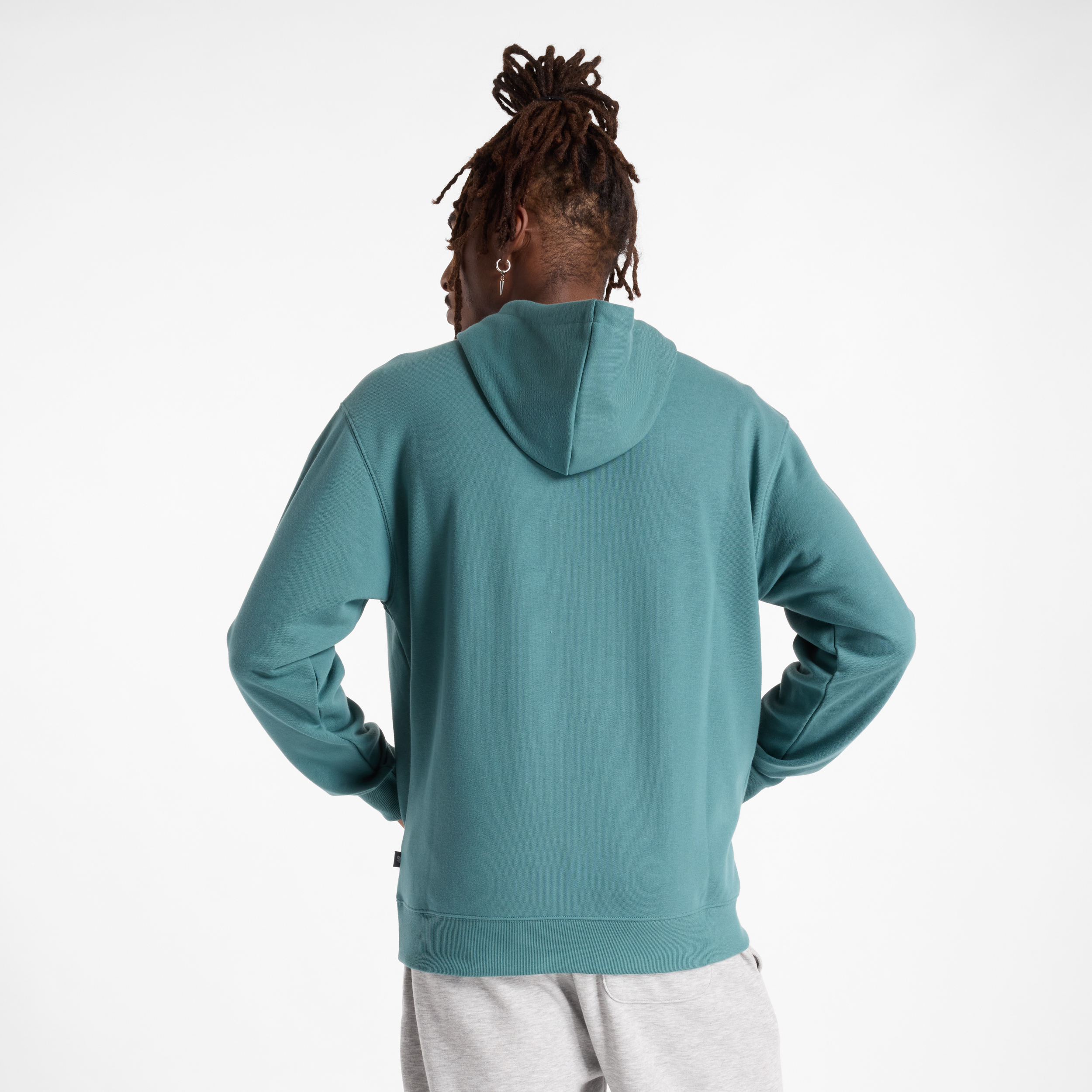 New Balance MT43509 Yeşil Erkek Sweatshirt görsel 3