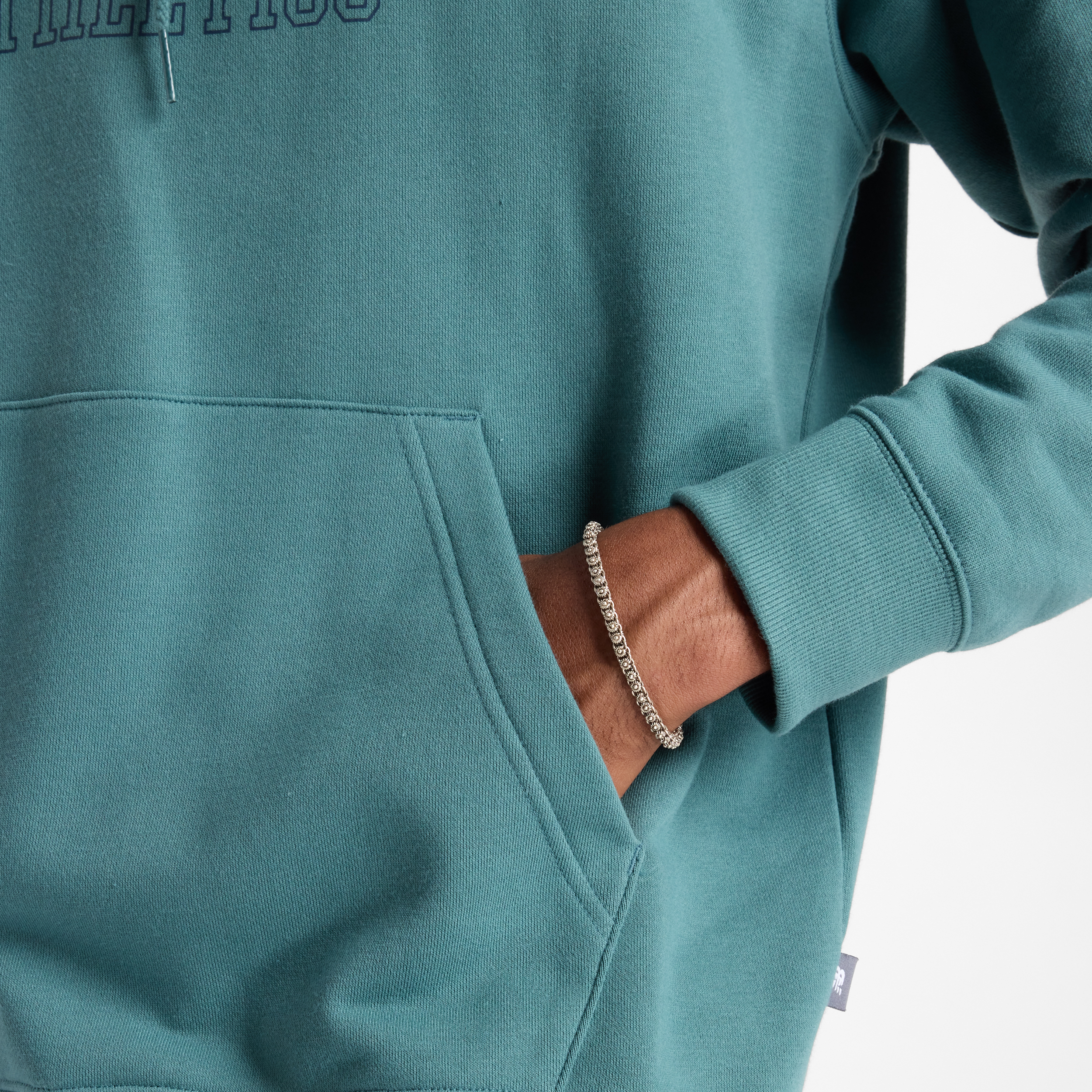 New Balance MT43509 Yeşil Erkek Sweatshirt görsel 5