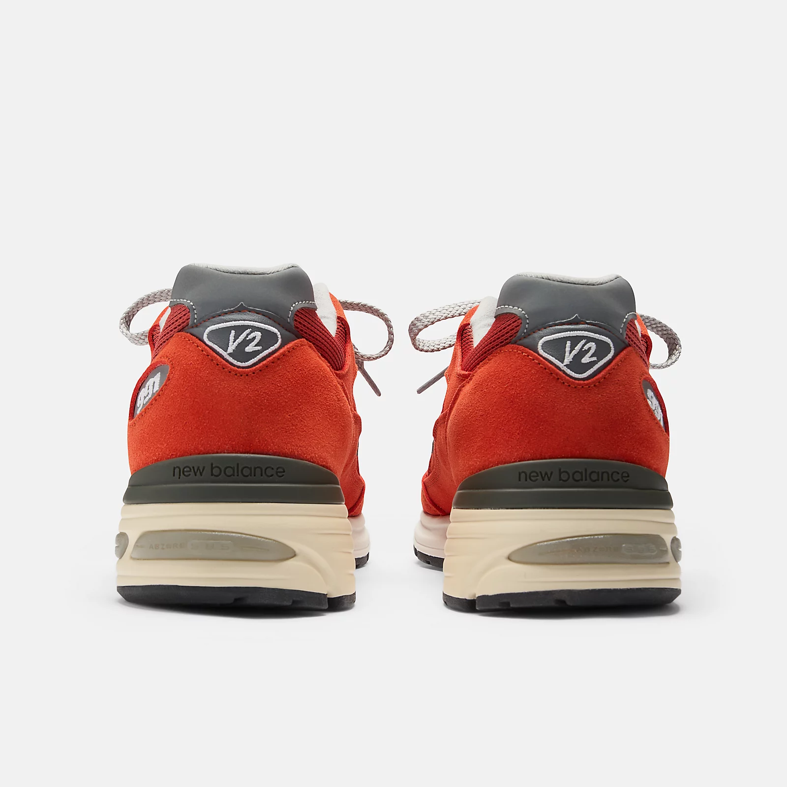 New Balance 991 Turuncu Erkek Ayakkabı U991VO2 görsel 6
