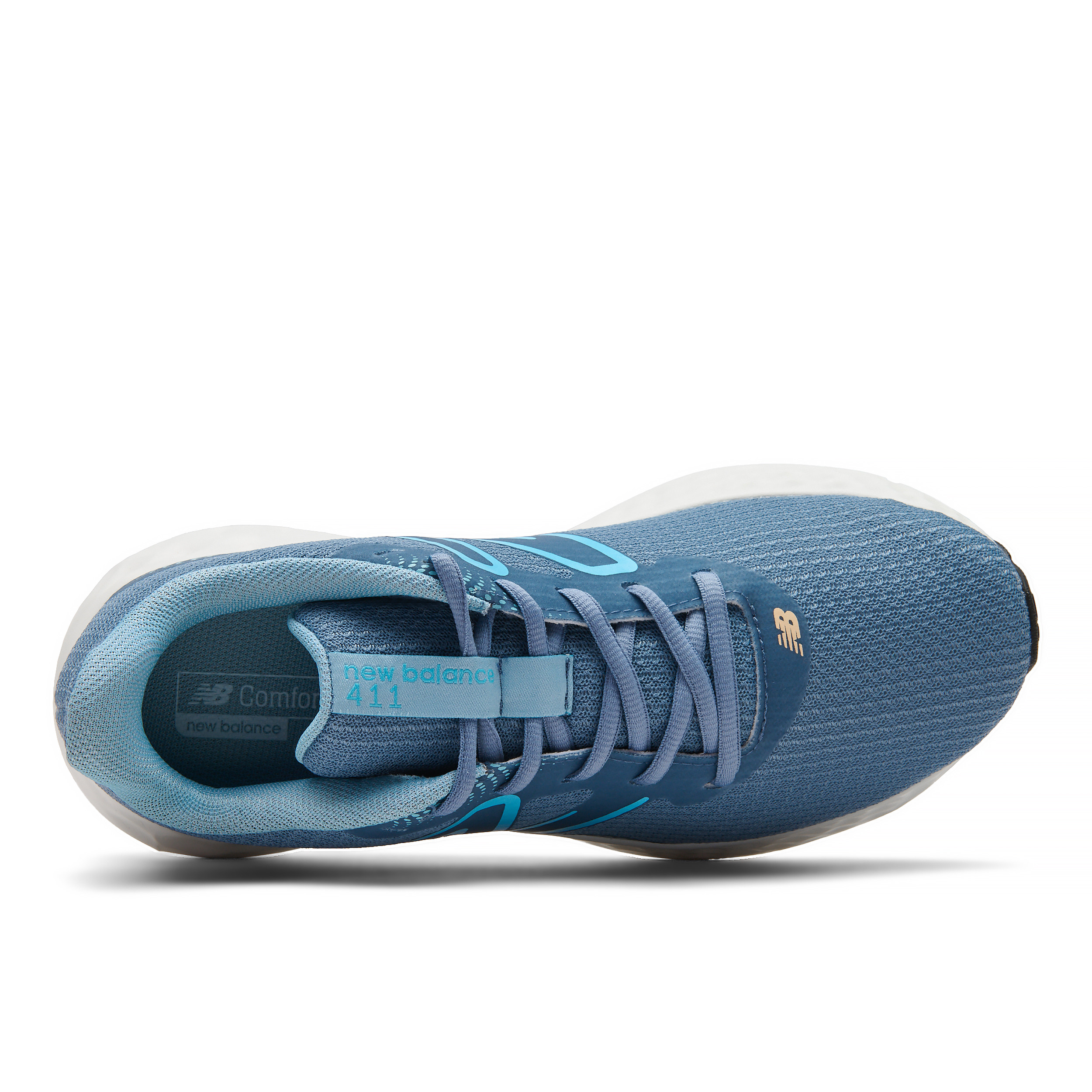 New Balance 411 Mavi Kadın Koşu Ayakkabı W411BL3 görsel 3