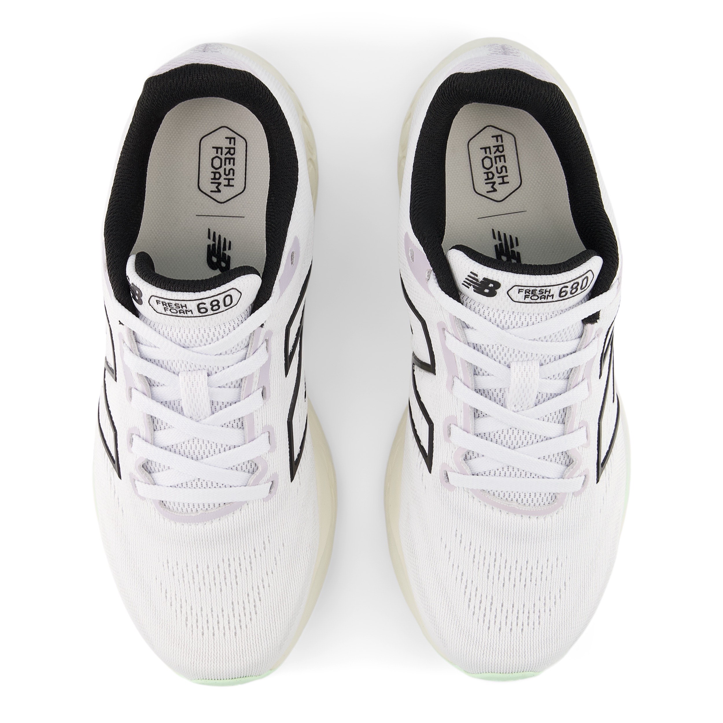 New Balance 680 Beyaz Kadın Koşu Ayakkabı W680CW8 görsel 3