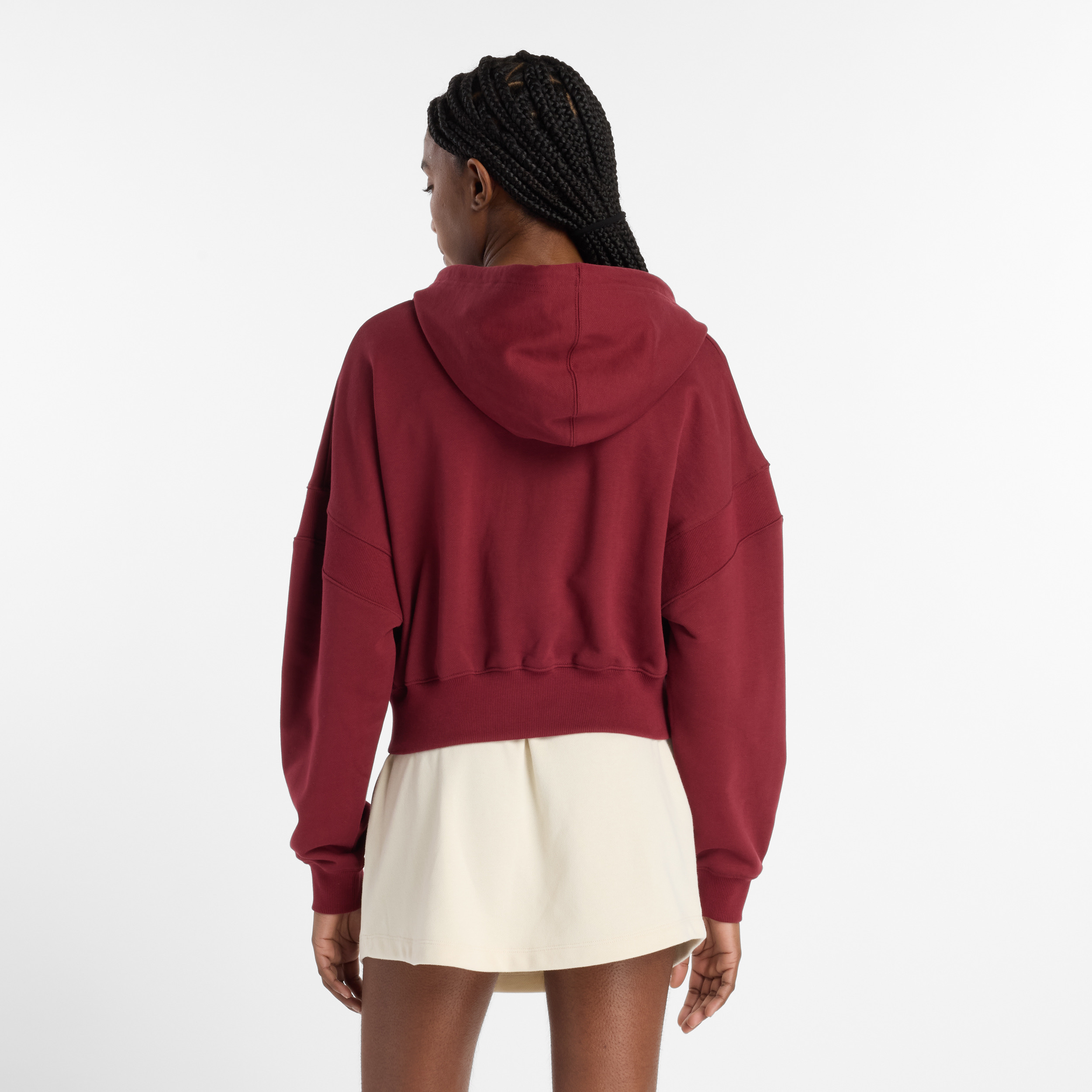 New Balance Bordo Kadın Sweatshirt görsel 3