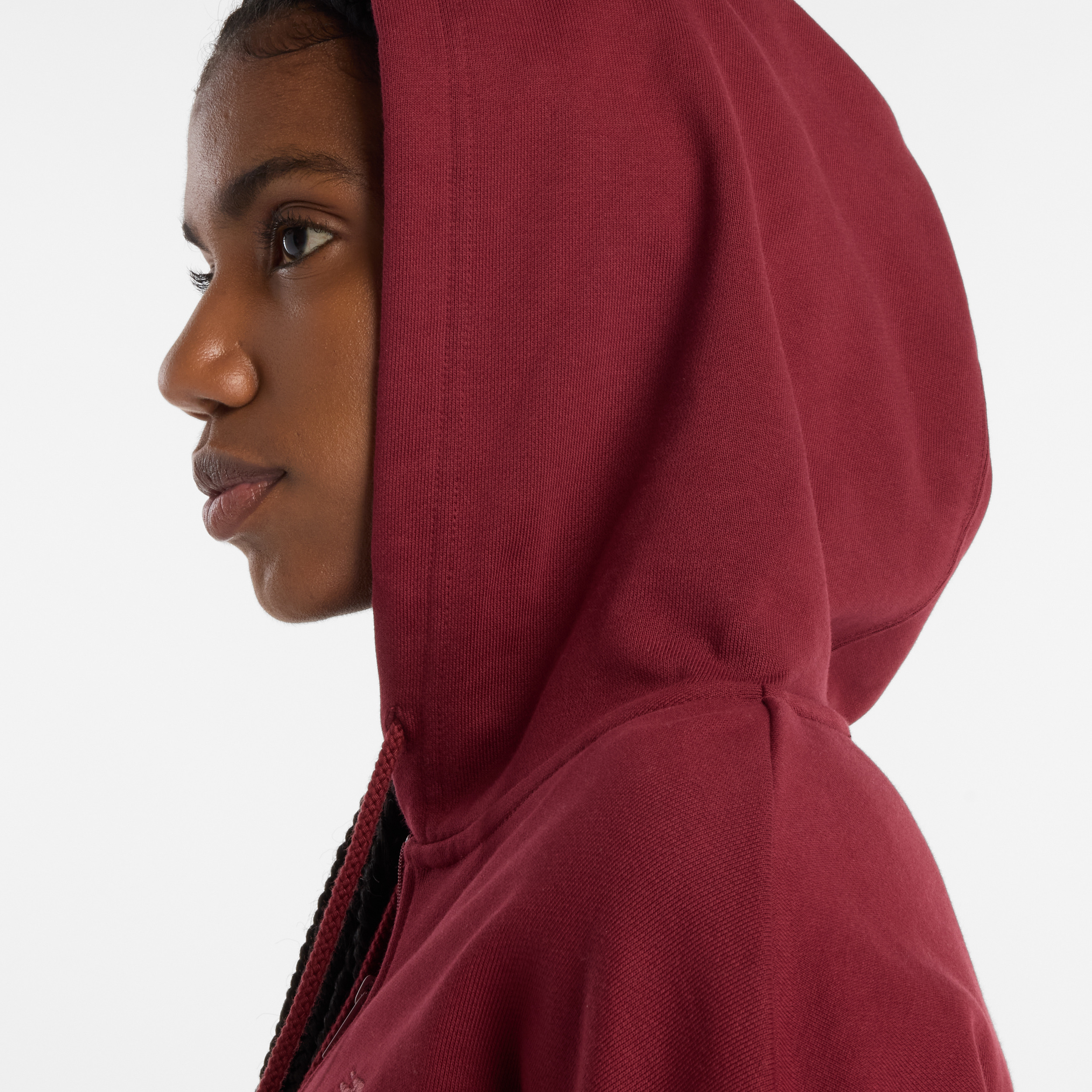 New Balance Bordo Kadın Sweatshirt görsel 6