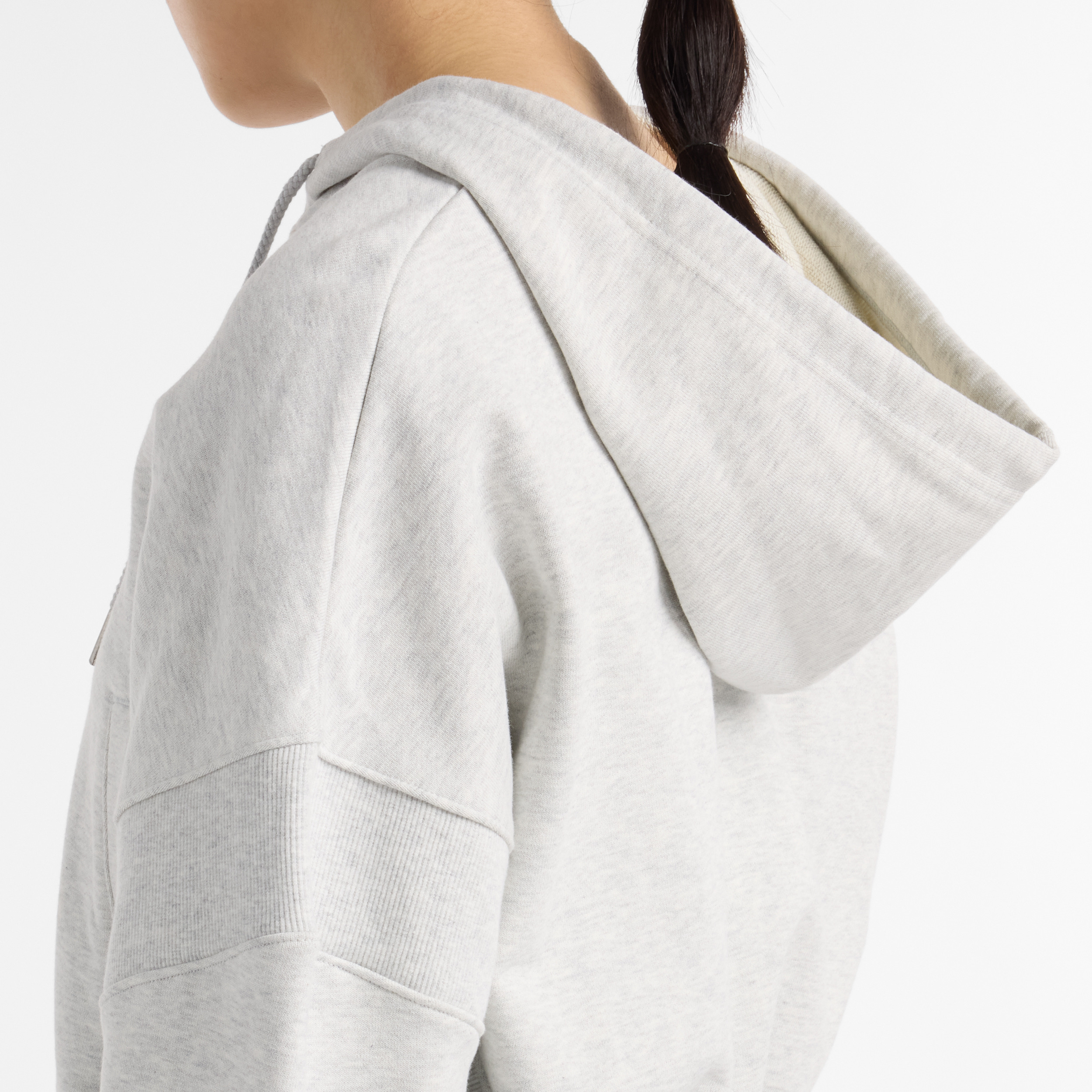 New Balance Gri Kadın Sweatshirt görsel 6