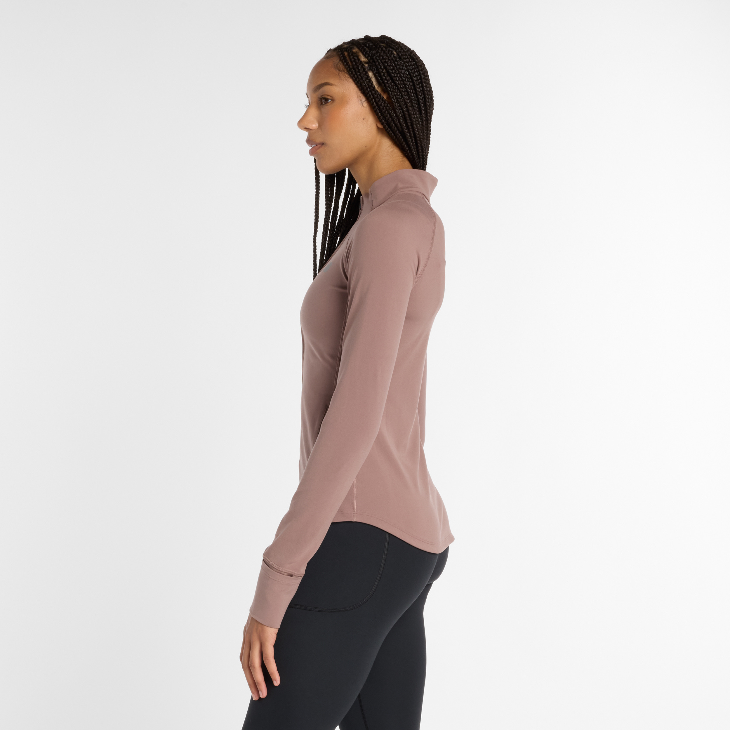 New Balance Kahverengi Kadın Sweatshirt görsel 2