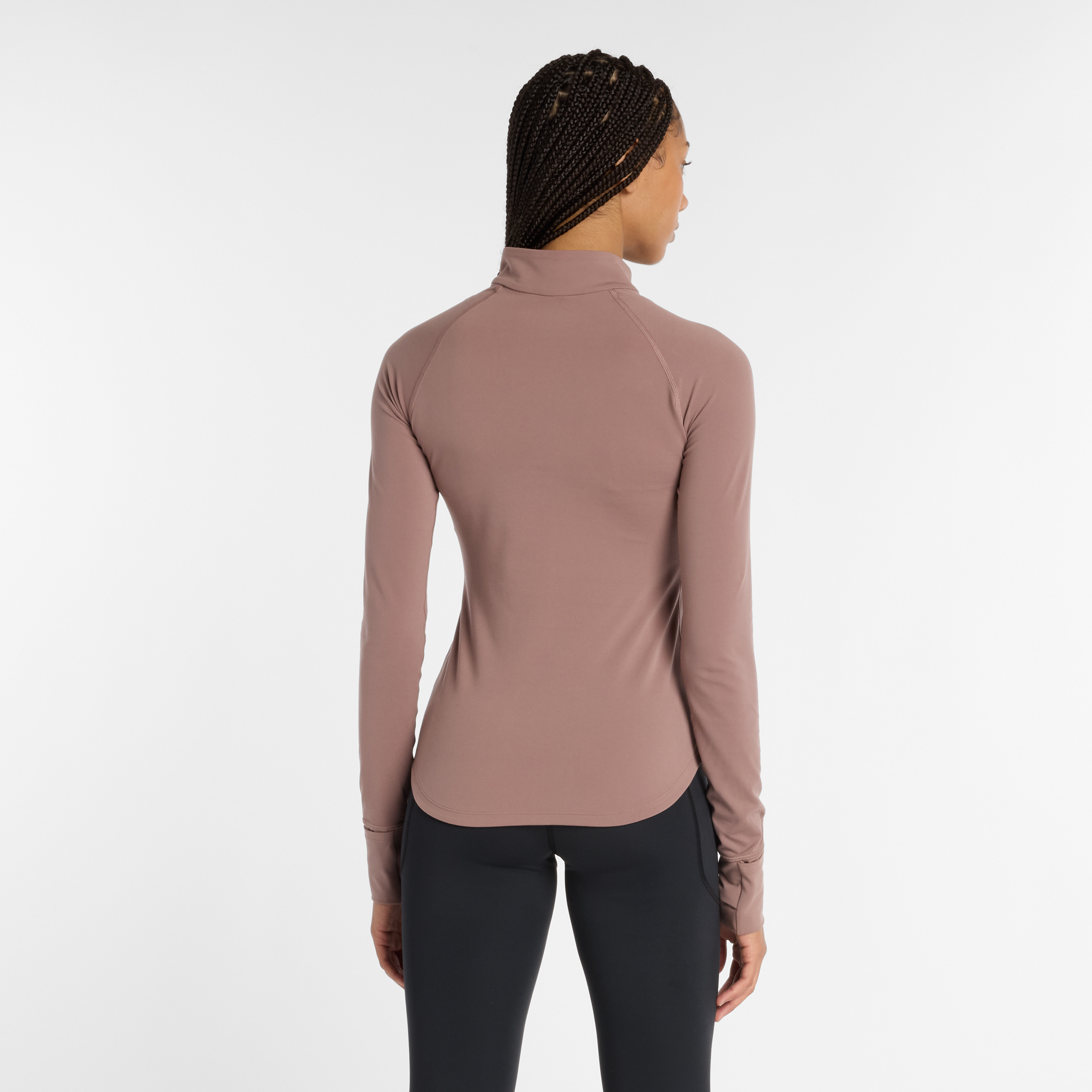 New Balance Kahverengi Kadın Sweatshirt görsel 3