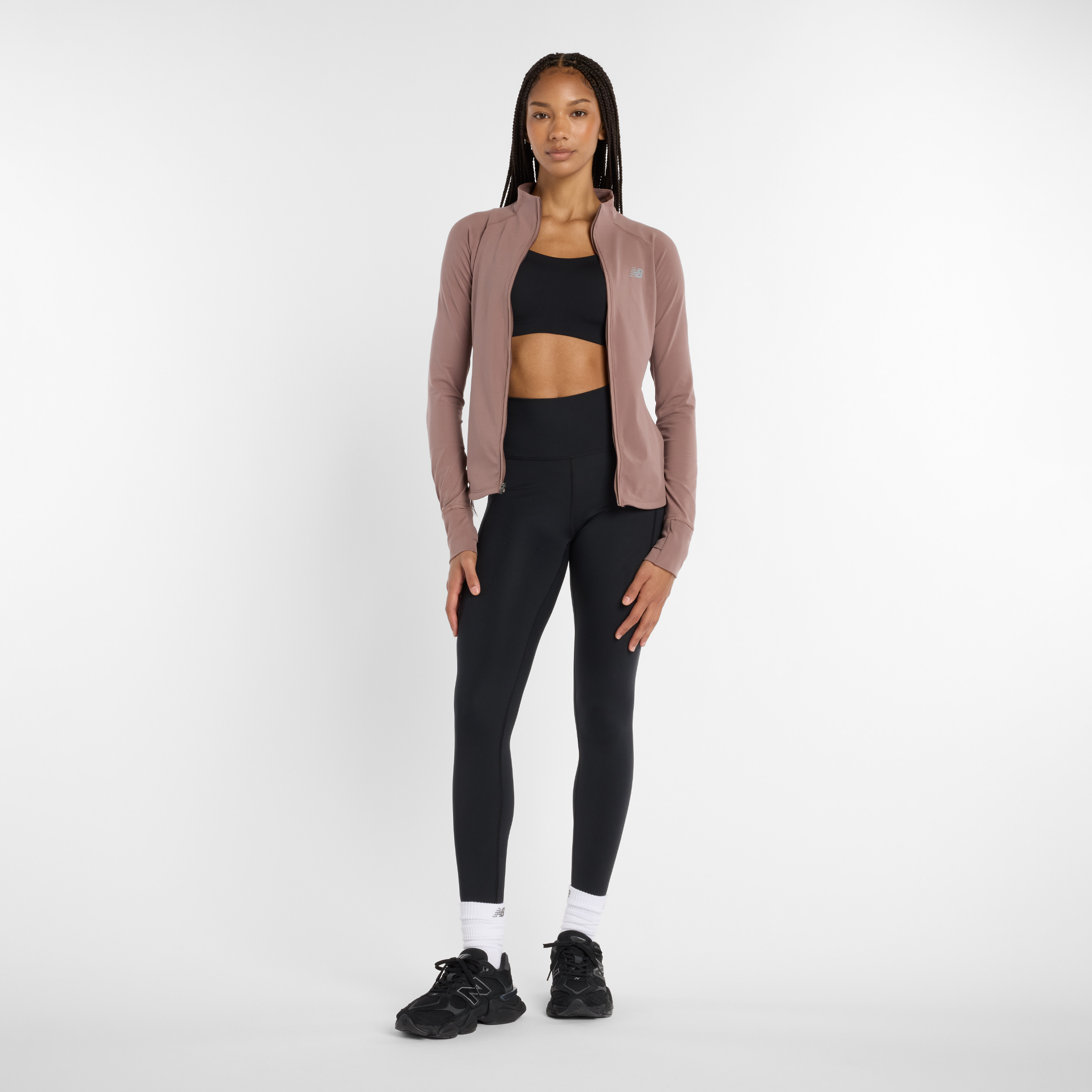New Balance Kahverengi Kadın Sweatshirt görsel 4