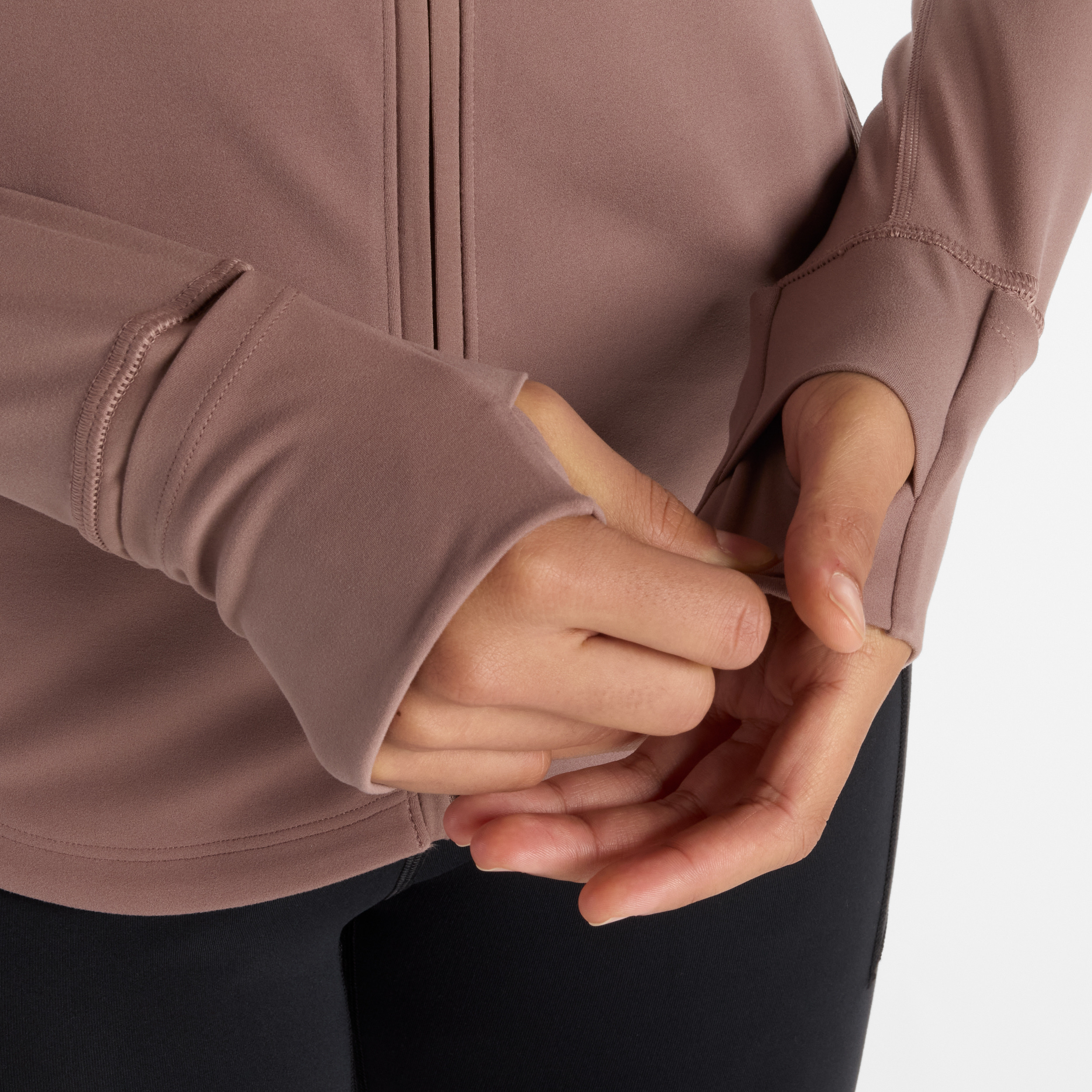 New Balance Kahverengi Kadın Sweatshirt görsel 7