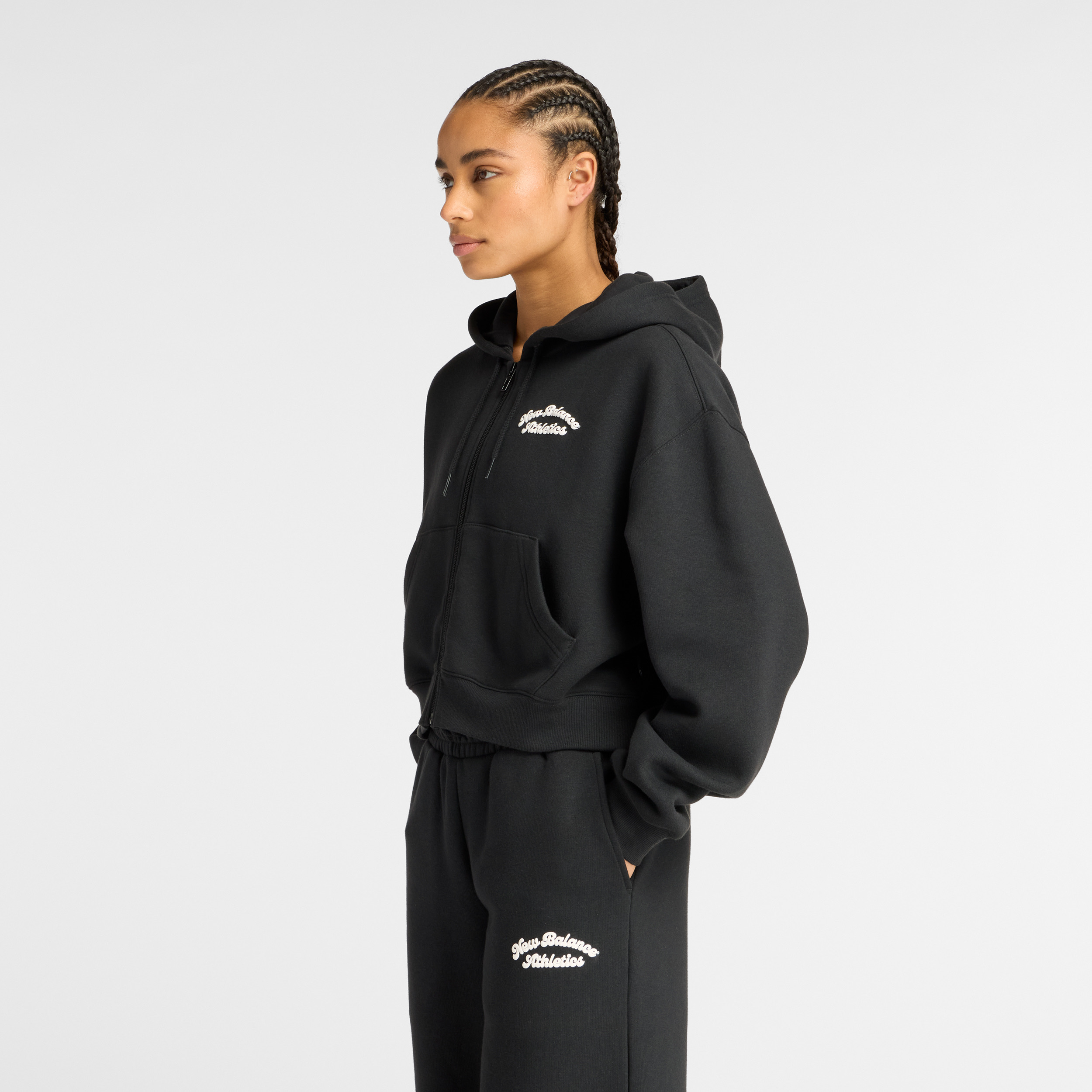 New Balance Siyah Kadın Sweatshirt görsel 2