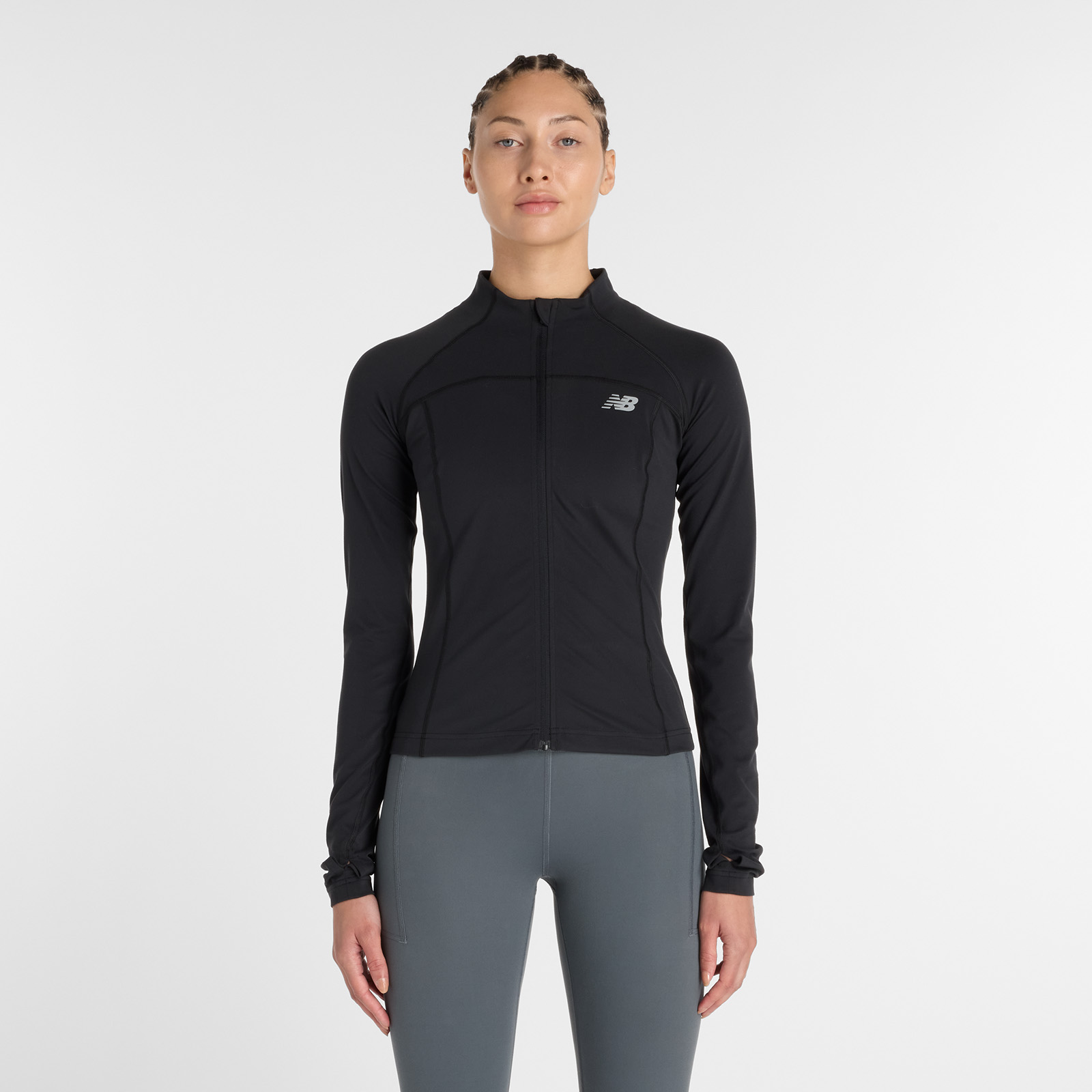 New Balance WJ61X09U Siyah Kadın Sweatshirt