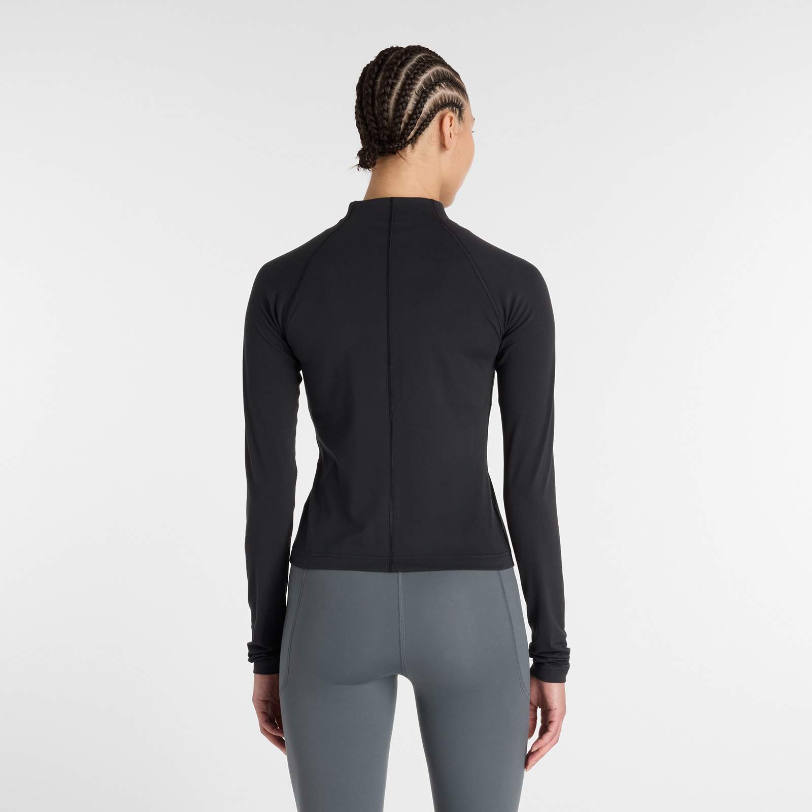 New Balance WJ61X09U Siyah Kadın Sweatshirt görsel 3