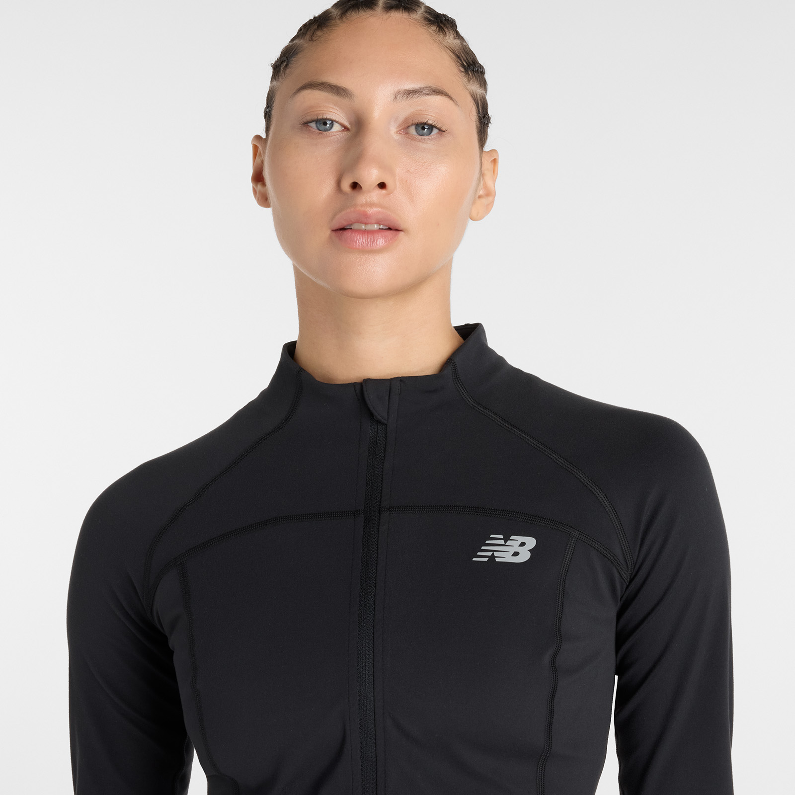 New Balance WJ61X09U Siyah Kadın Sweatshirt görsel 4