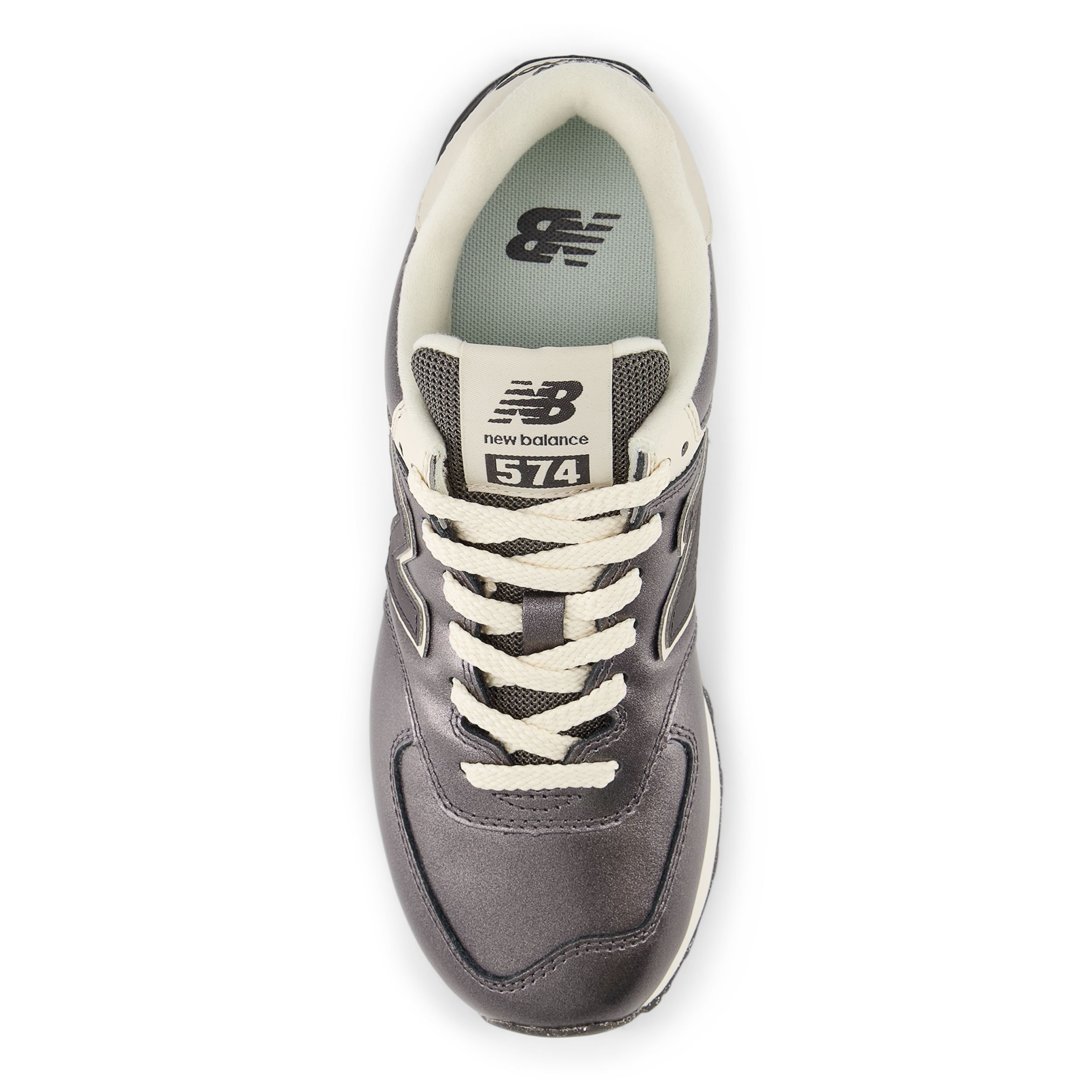 New Balance 574 Antrasit Kadın Günlük Giyim WL574MGS görsel 3