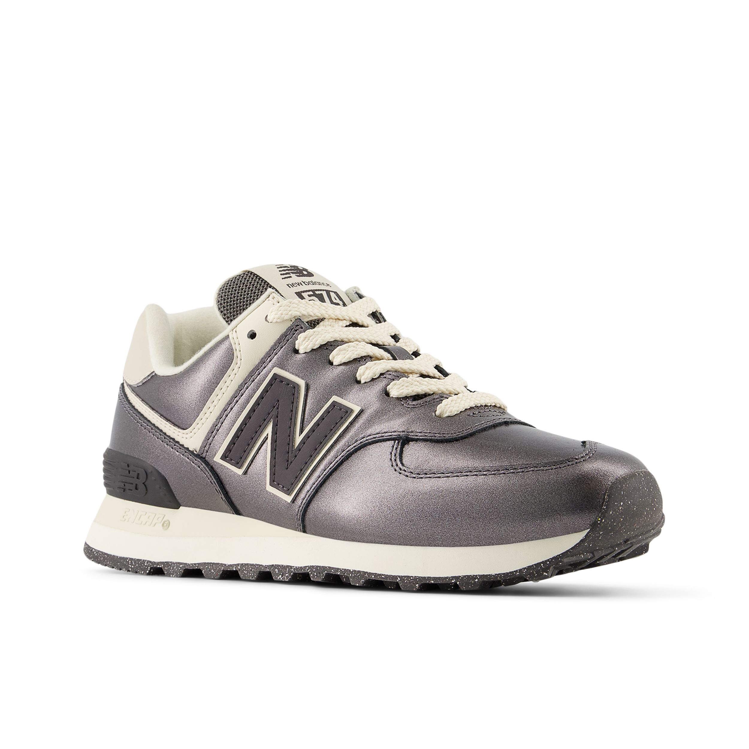 New Balance 574 Antrasit Kadın Günlük Giyim WL574MGS görsel 4
