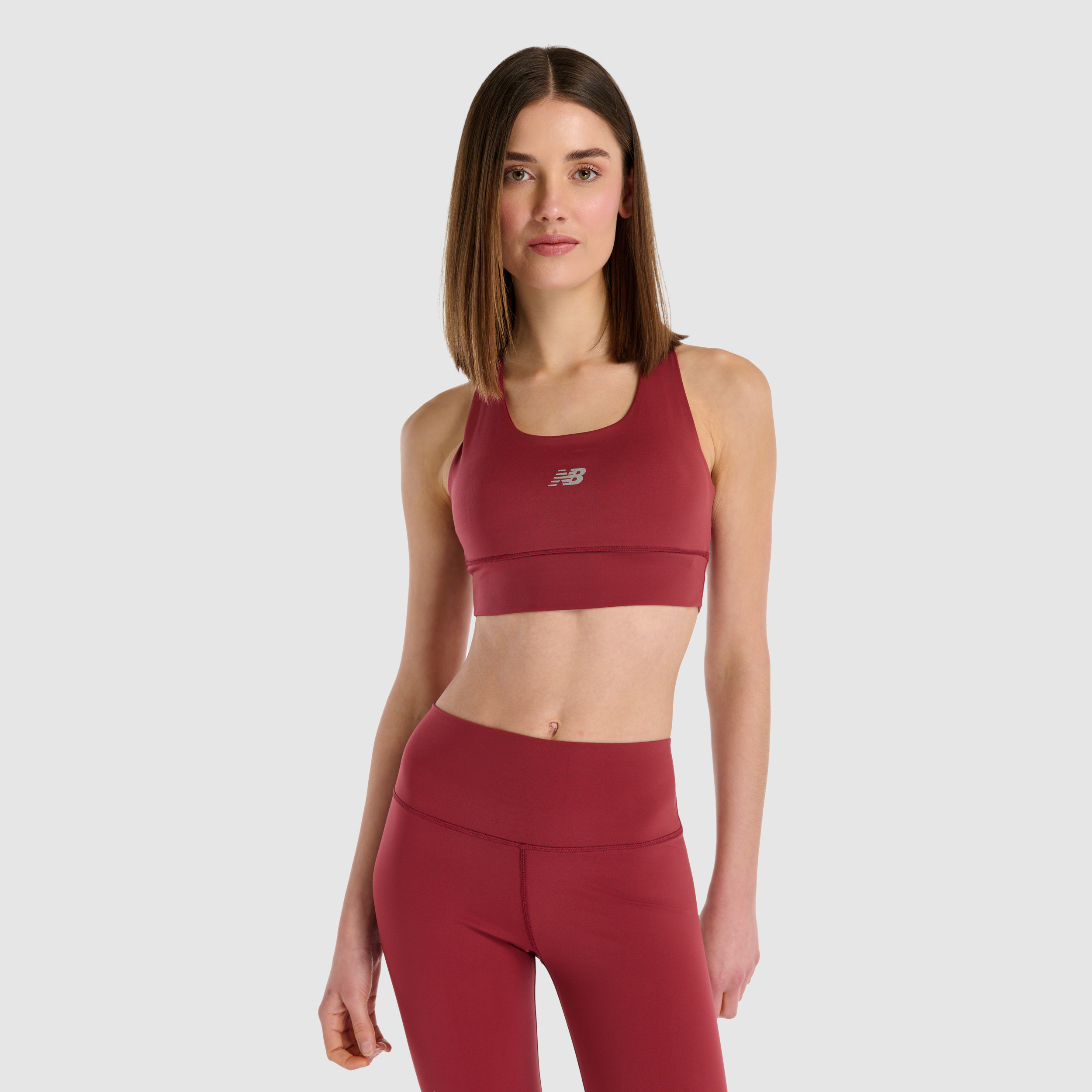 New Balance WNB1534 Bordo Kadın Sporcu Sütyeni