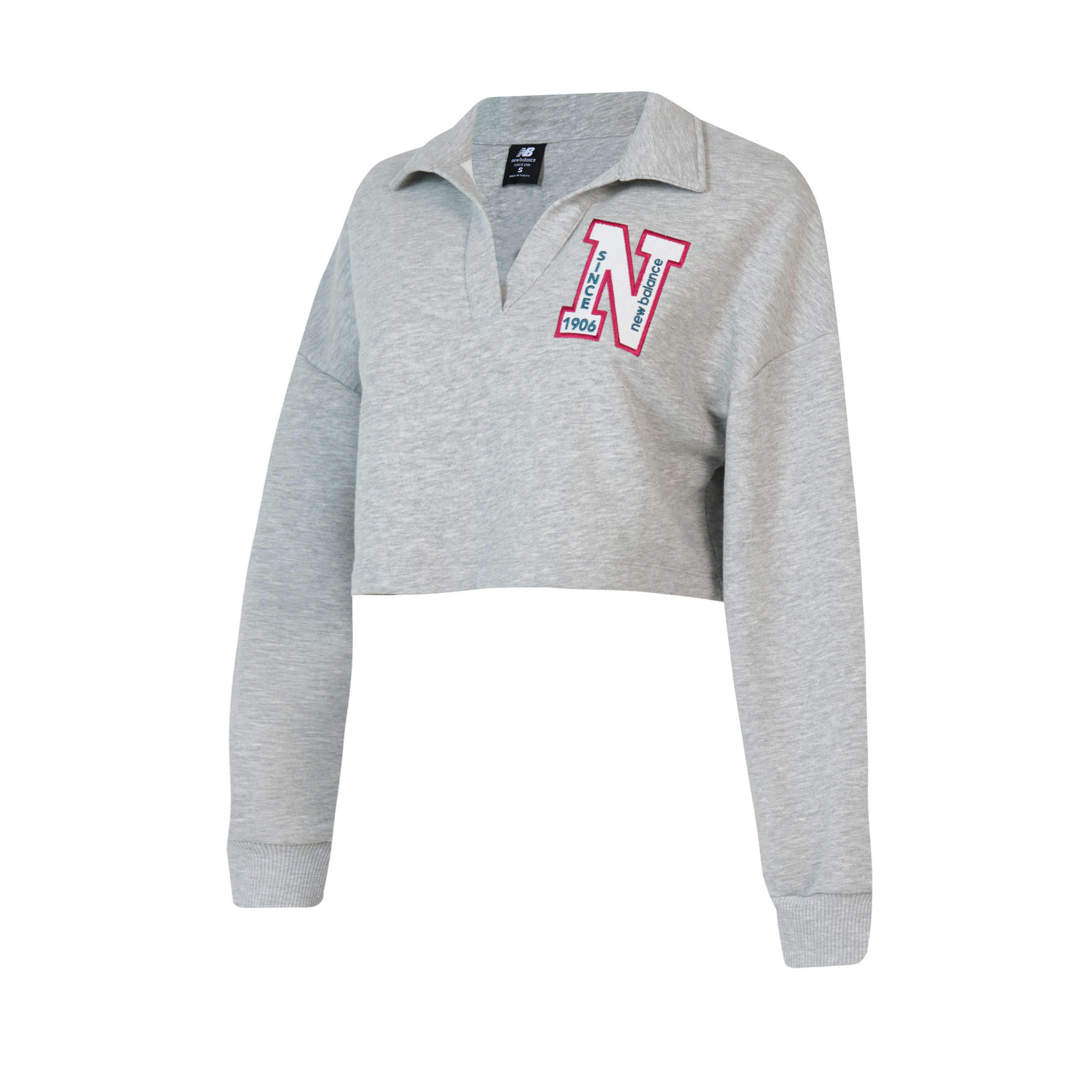 New Balance WNC1619 Gri Kadın Sweatshirt